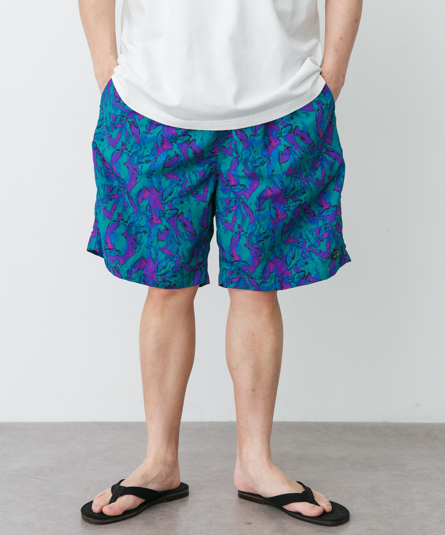 L.L.Bean JAPAN EDITION　MILO PULL ON SHORTS PRINT