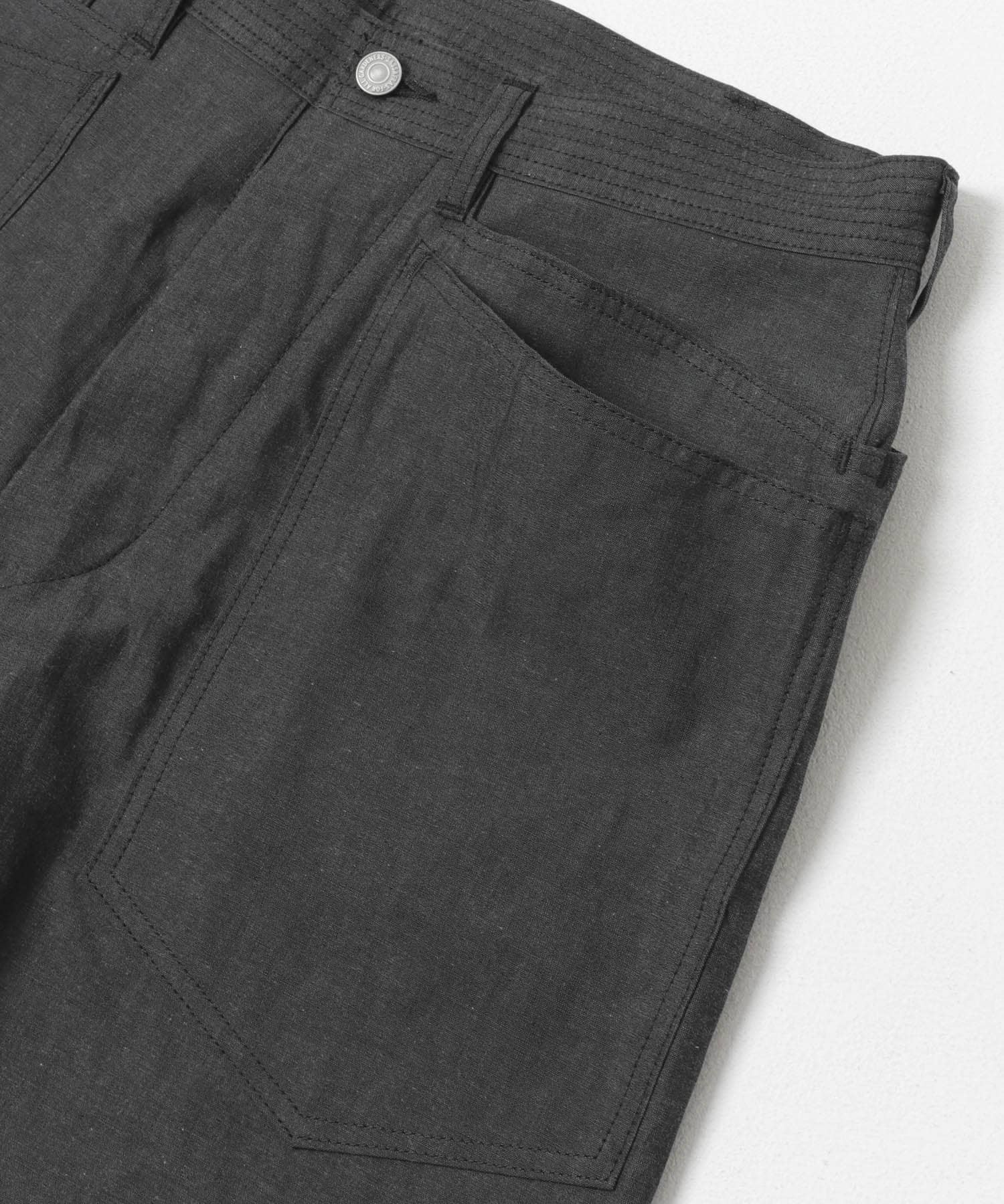 SASSAFRAS　D SCOOP PANTS 1/2 BLACK S