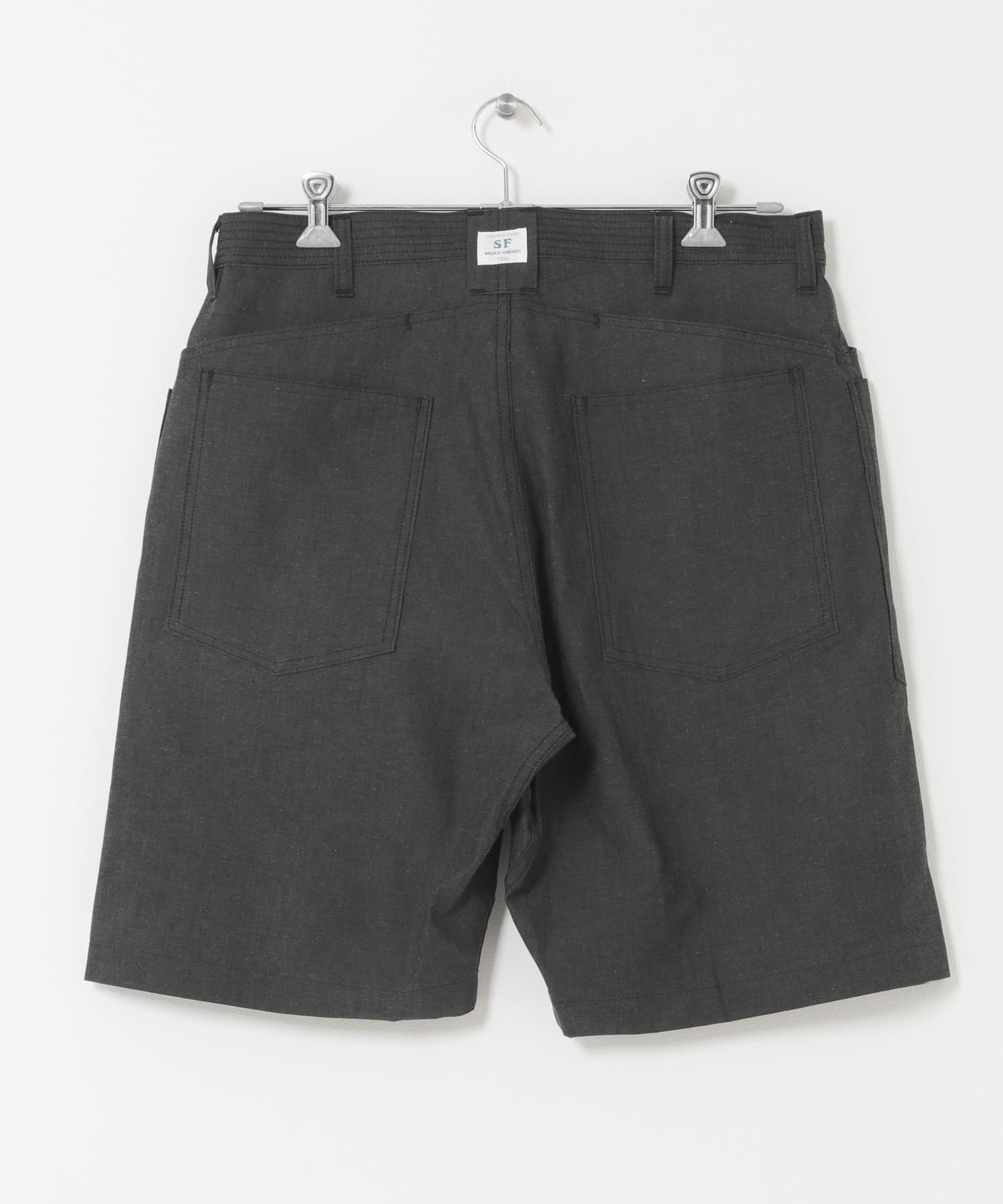 SASSAFRAS　D SCOOP PANTS 1/2 BLACK S