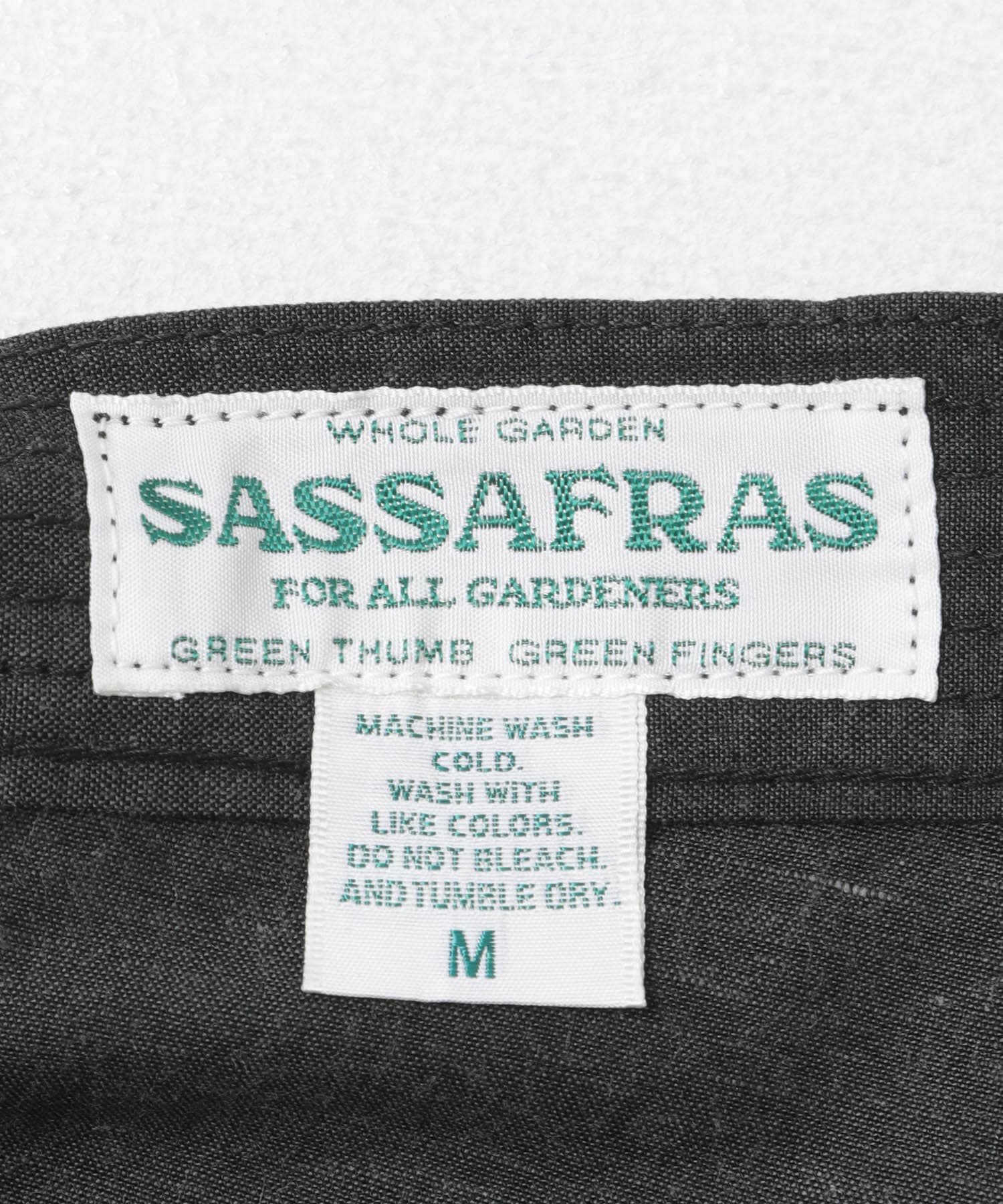 SASSAFRAS　D SCOOP PANTS 1/2 BLACK S