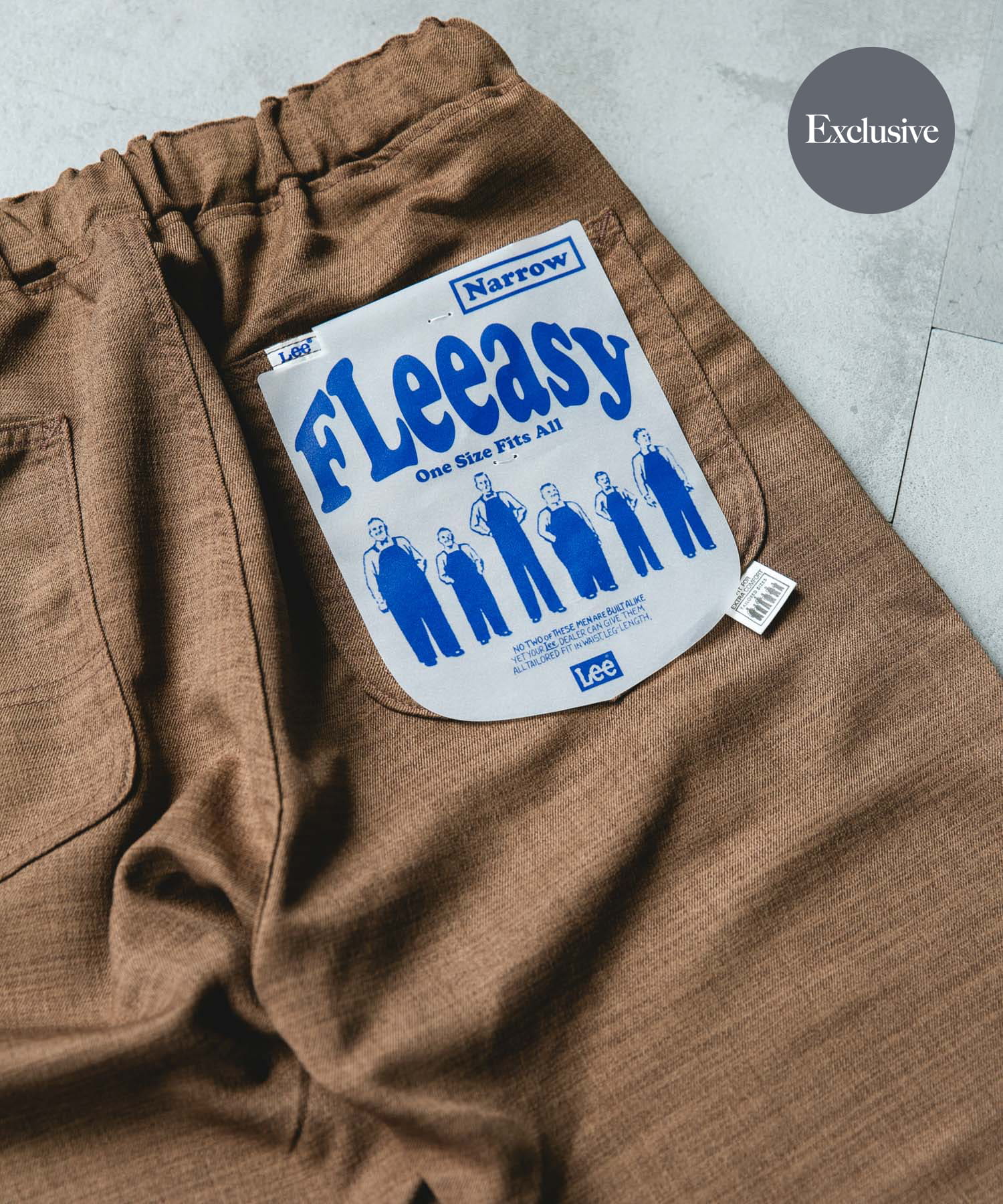 別注』Lee×DOORS FLEEASY NARROW(Free ブラウン): ボトム｜URBAN