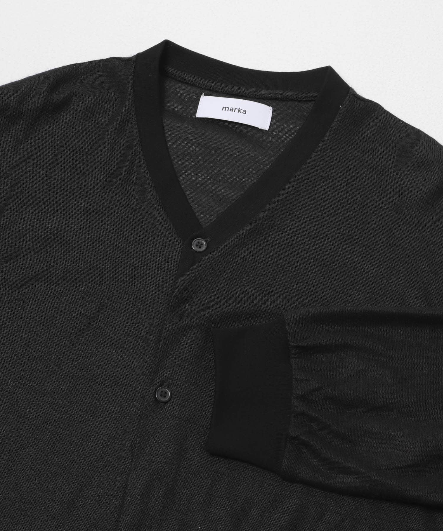 marka　CARDIGAN BLACK 1