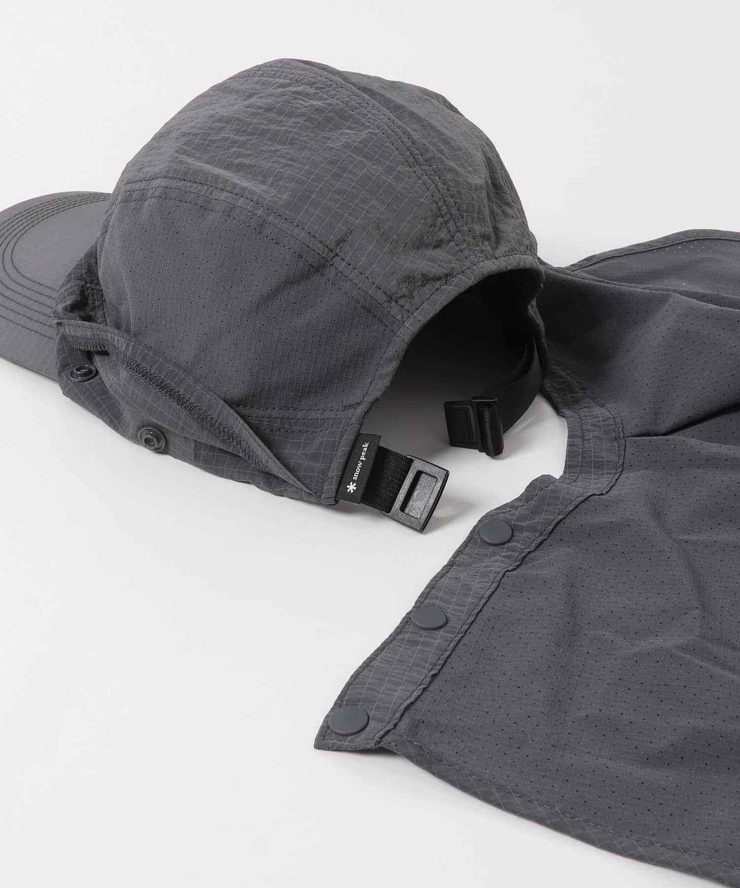 Snow Peak Apparel　INSECT SHIELD MESH CAP CHARCOAL One