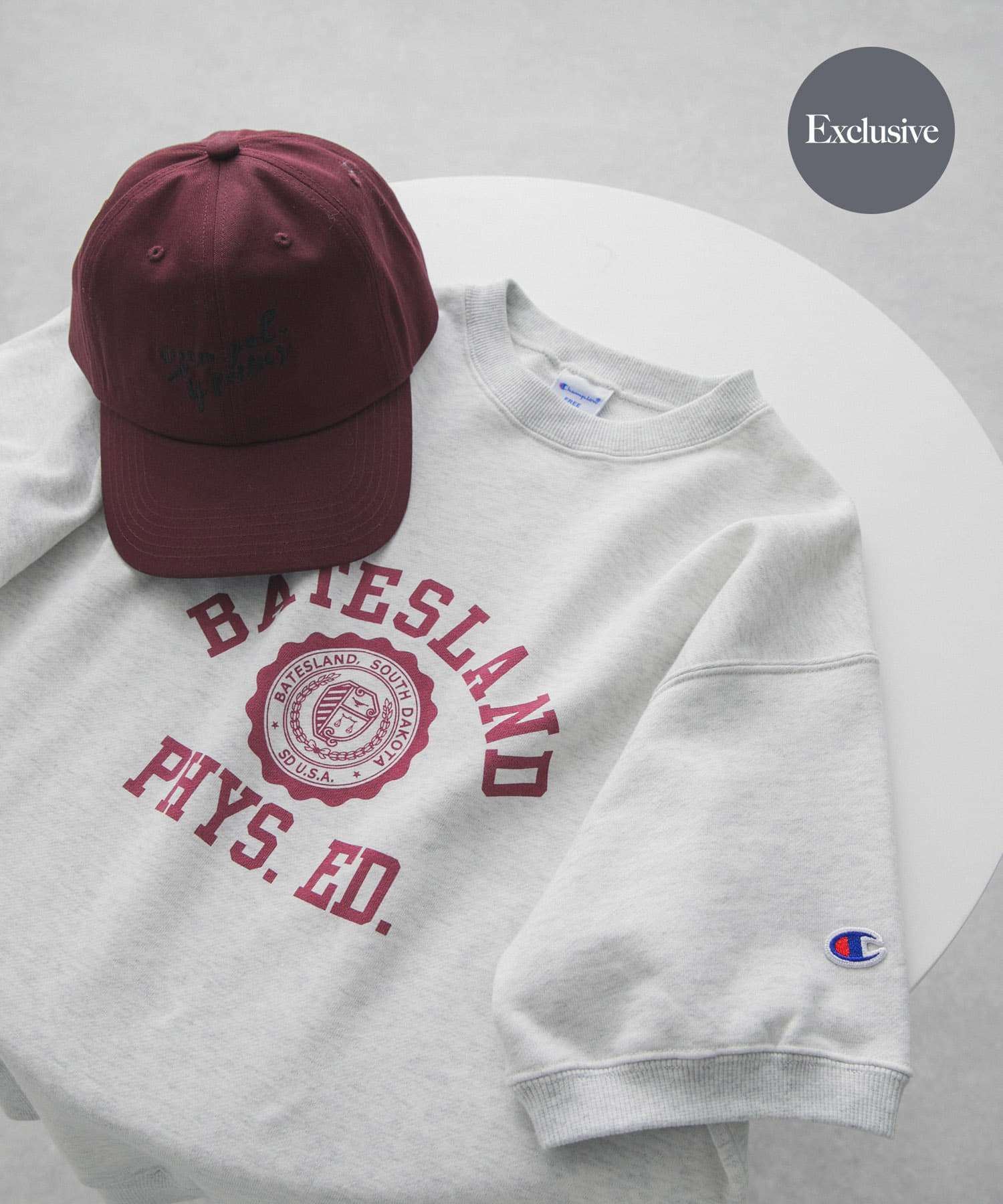 『別注』CHAMPION×DOORS　SWEAT SHORT-SLEEVE SHIRTS