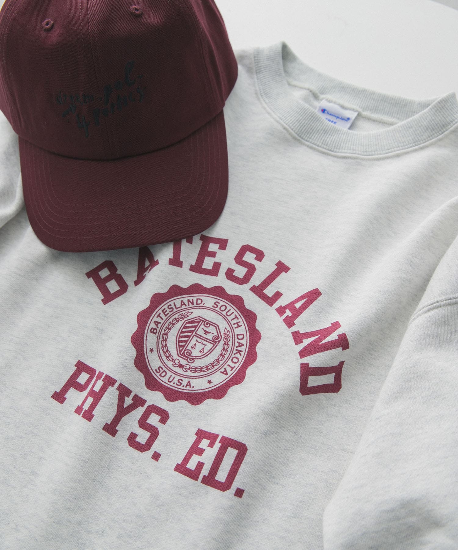 『別注』CHAMPION×DOORS　SWEAT SHORT-SLEEVE SHIRTS OATMEAL One