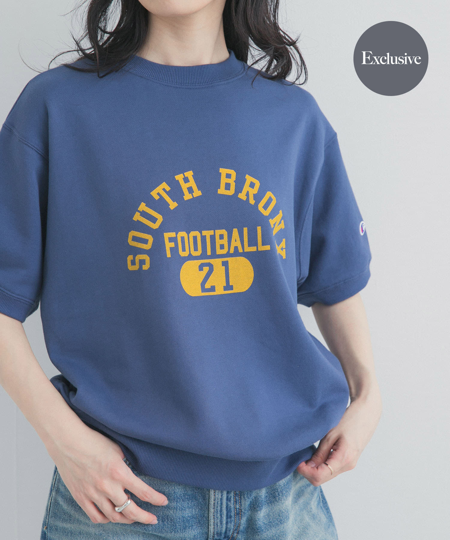 『別注』CHAMPION×DOORS　SWEAT SHORT-SLEEVE SHIRTS