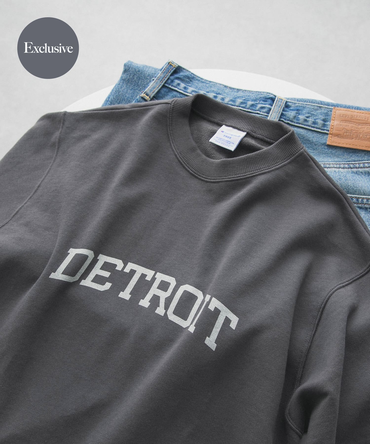 『別注』CHAMPION×DOORS　SWEAT SHORT-SLEEVE SHIRTS