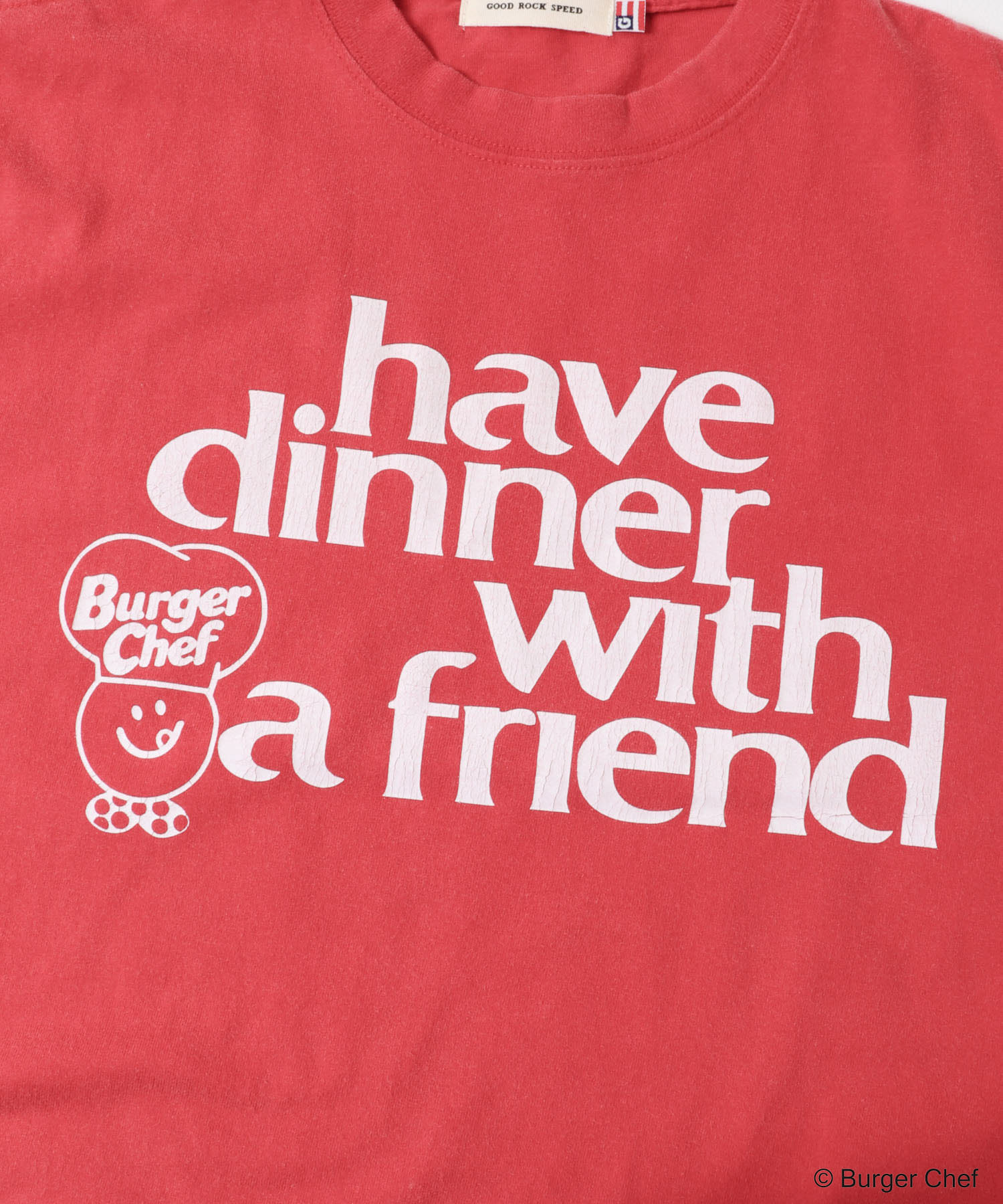 GOOD ROCK SPEED　BURGERCHEF TSHIRTS RED One