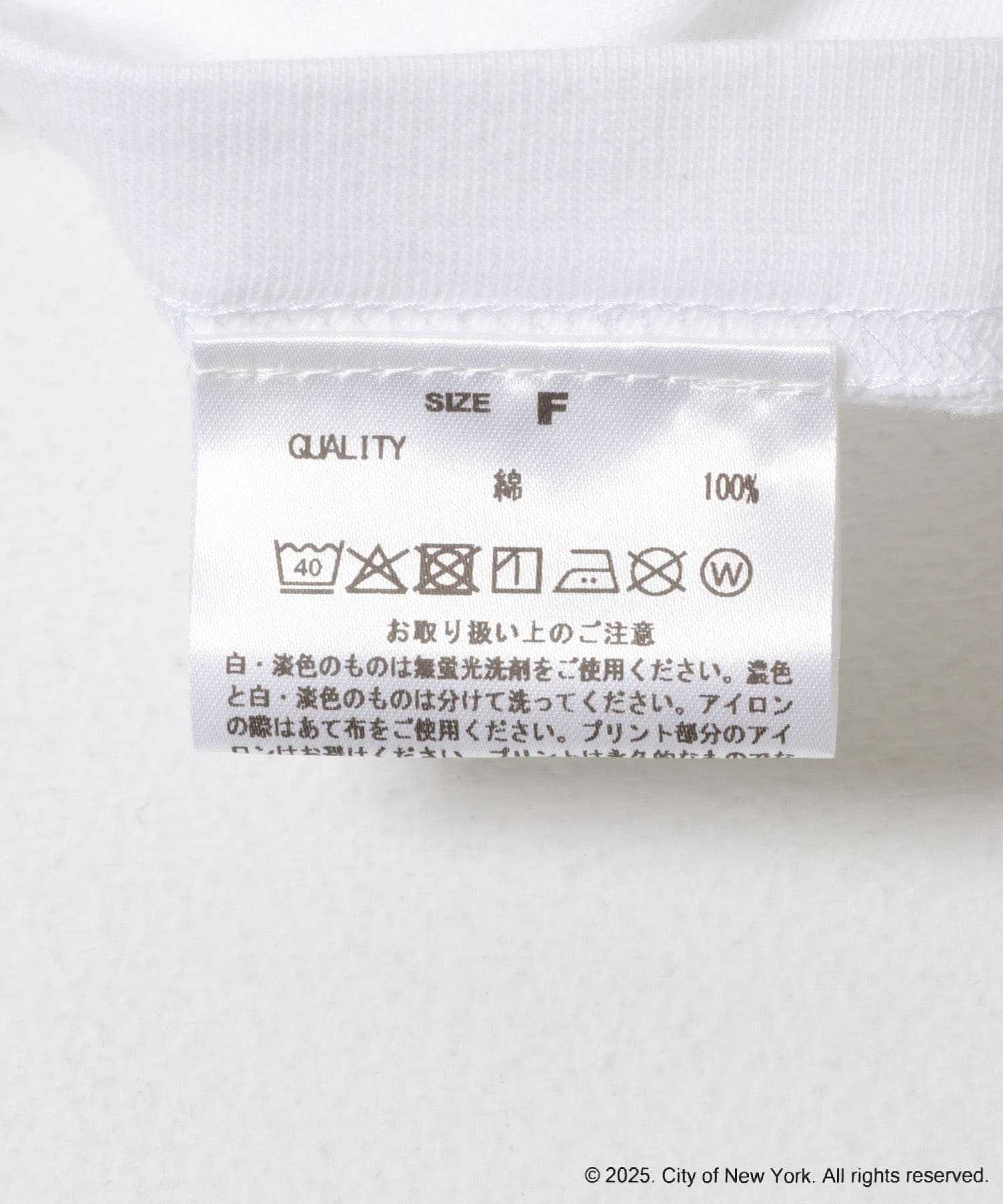 GOOD ROCK SPEED　NYC TSHIRTS WHITE One