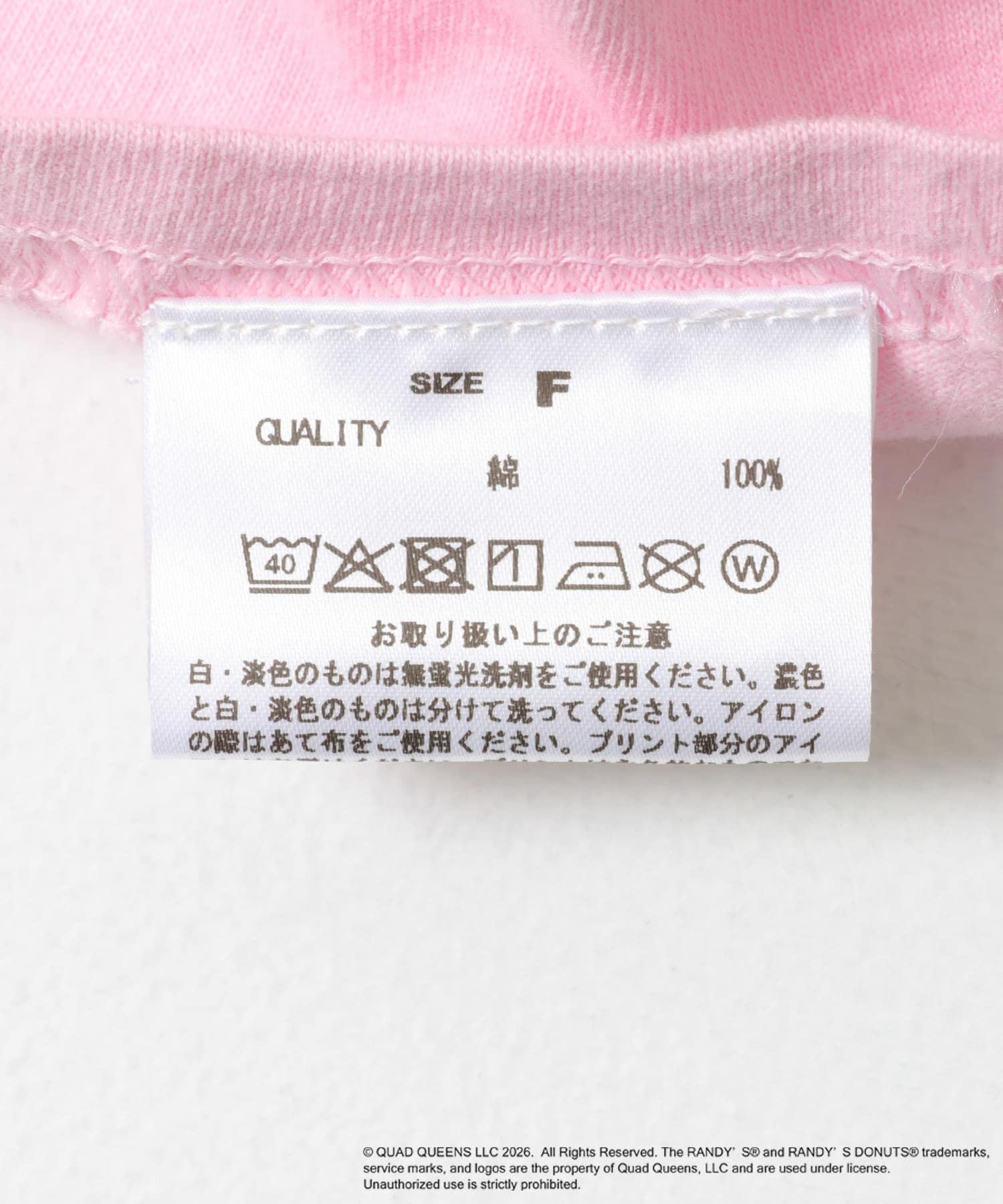 GOOD ROCK SPEED　RANDYS DONUTS TSHIRTS PINK One