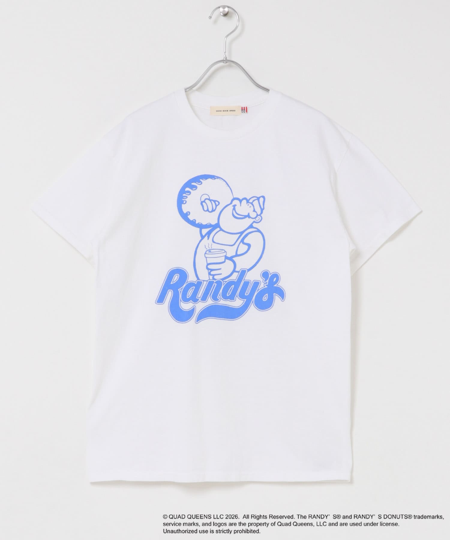 GOOD ROCK SPEED　RANDYS DONUTS TSHIRTS WHITE One