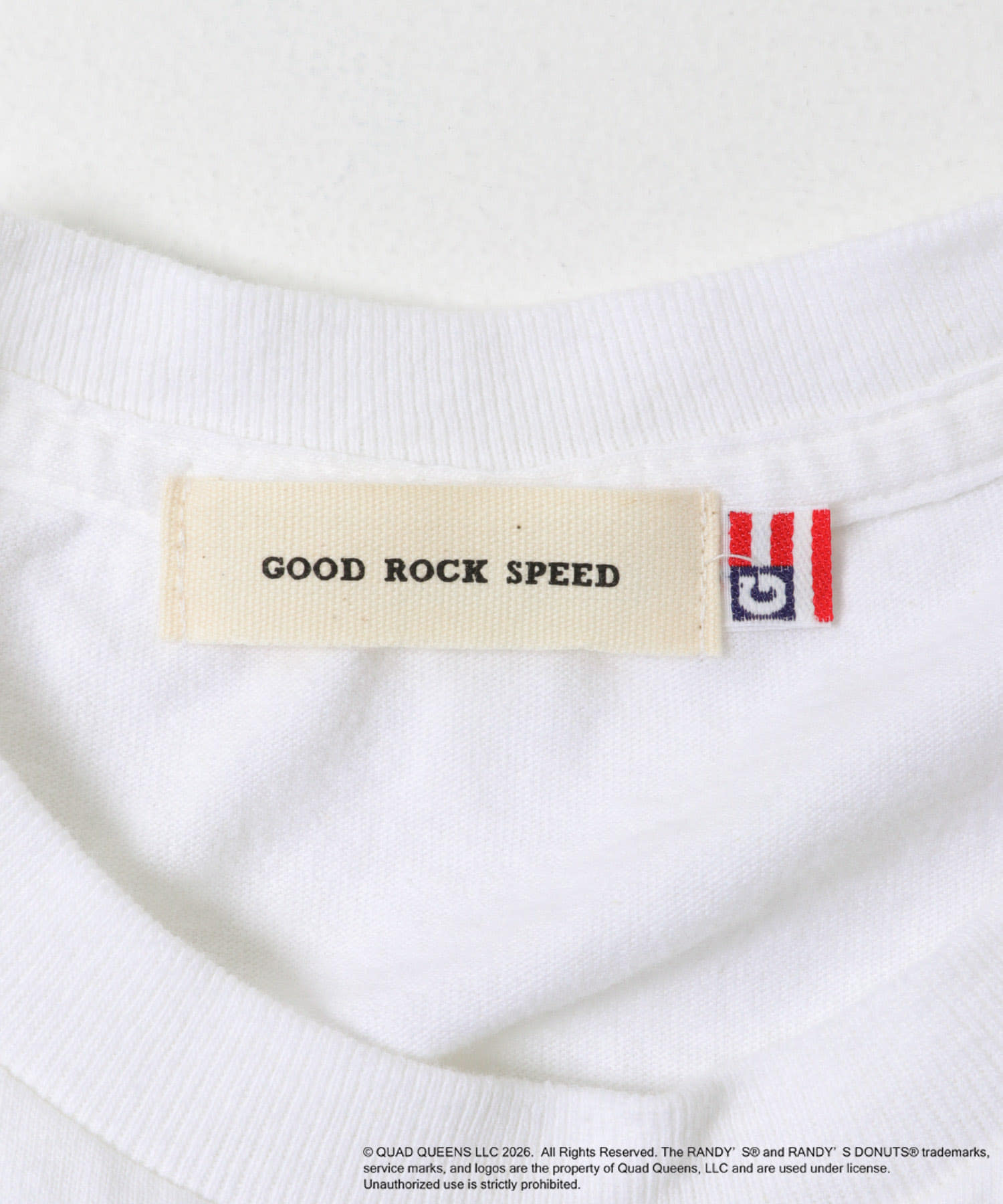 GOOD ROCK SPEED　RANDYS DONUTS TSHIRTS WHITE One