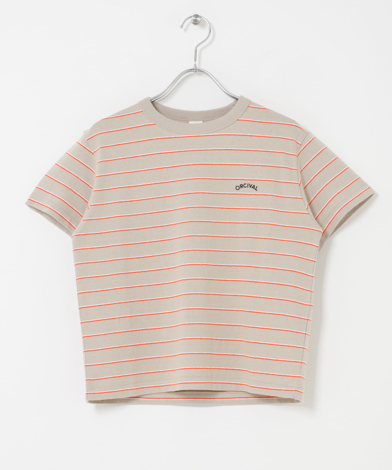 ORCIVAL　EMBROIDERY SHORT-SLEEVE T-SHIRTS GREIGE 2