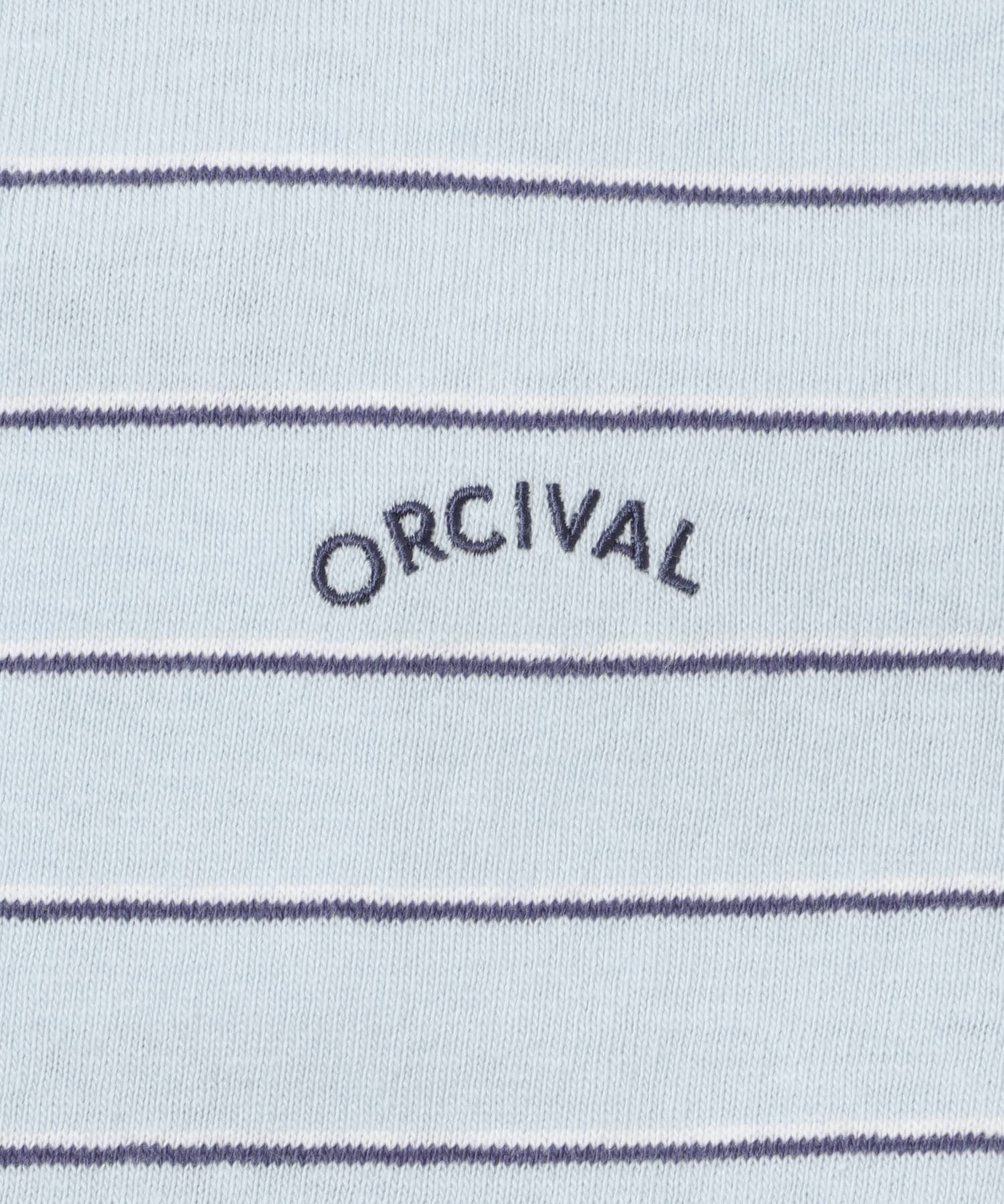 ORCIVAL　EMBROIDERY SHORT-SLEEVE T-SHIRTS SAX 2