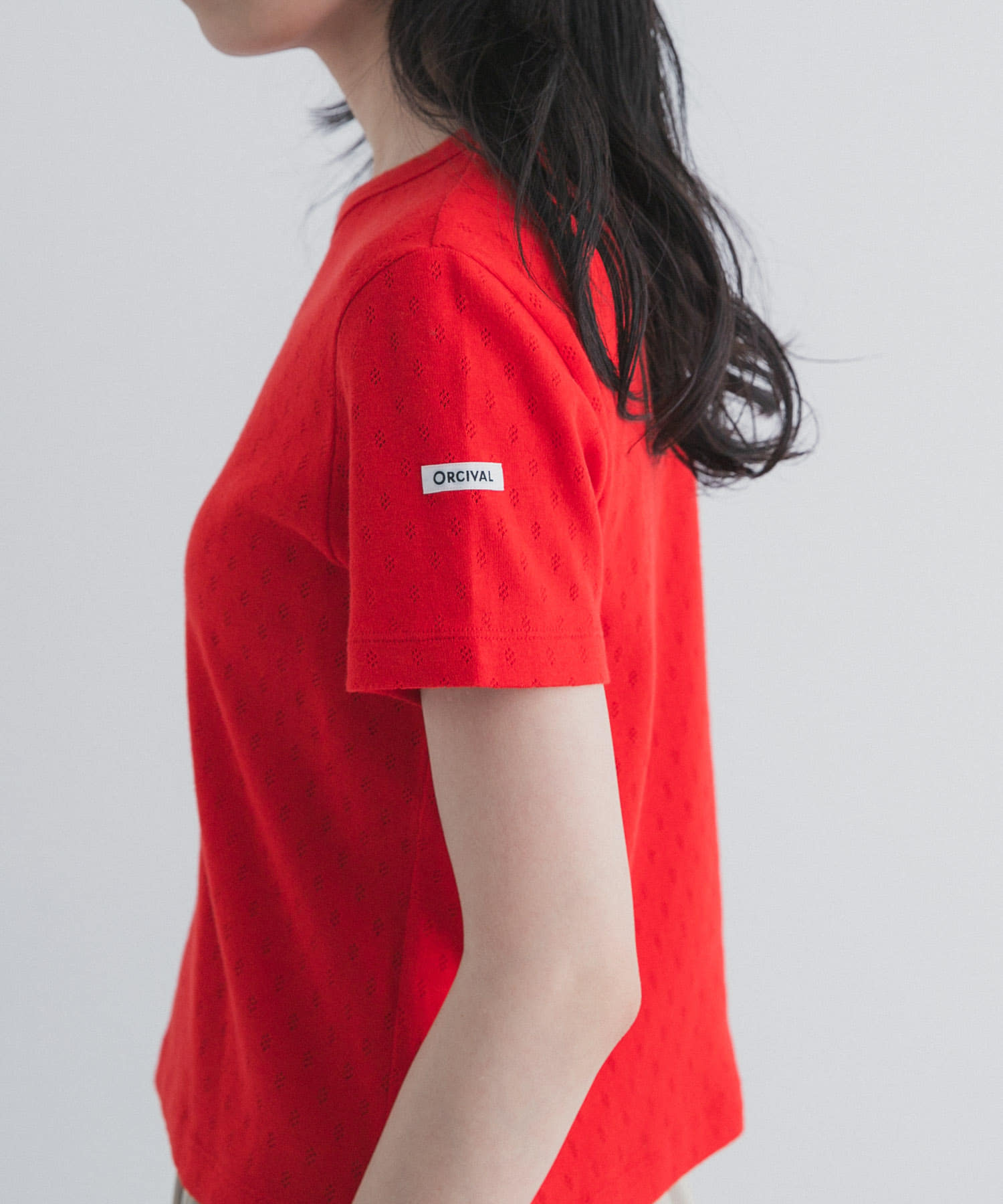 ORCIVAL　CREW NECK T-SHIRTS