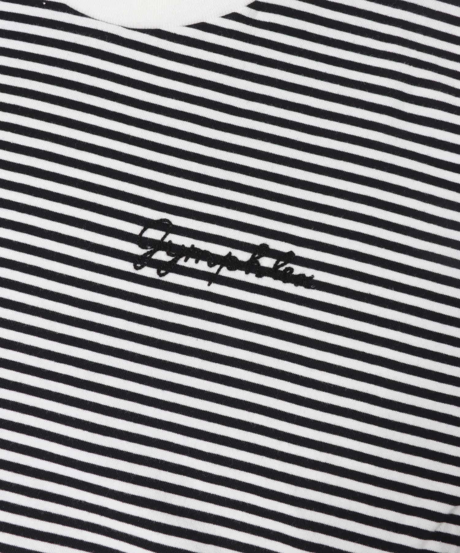 GYMPHLEX　SHORT-SLEEVE T-SHIRTS WHT/NAV 14