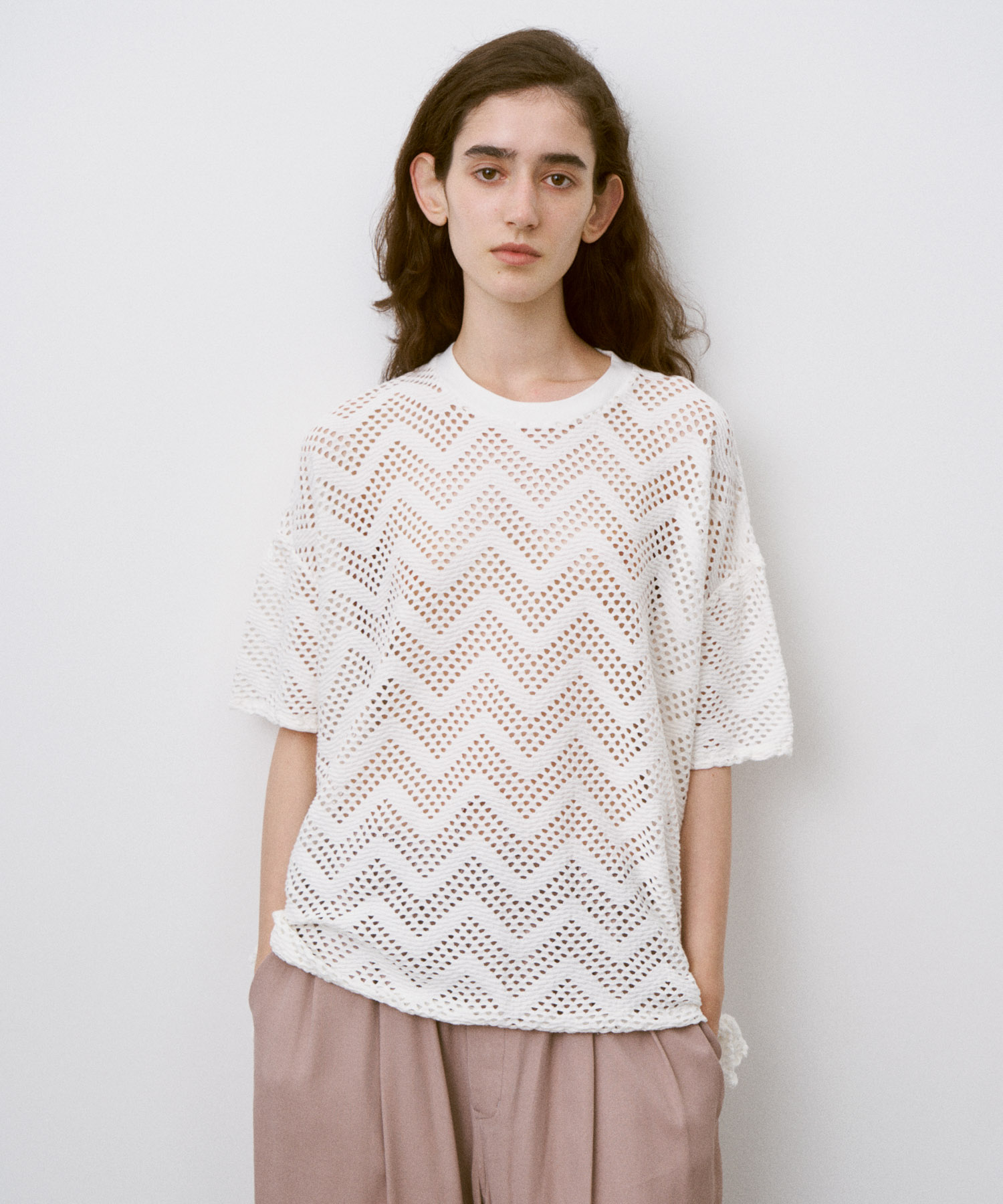 unfil　MESHCOTTONJERSEYT-SHIRTS