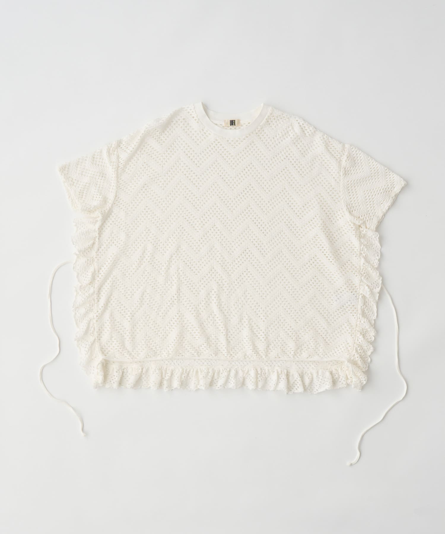 unfil　MESHCOTTONJERSEYT-SHIRTS offwhite 1