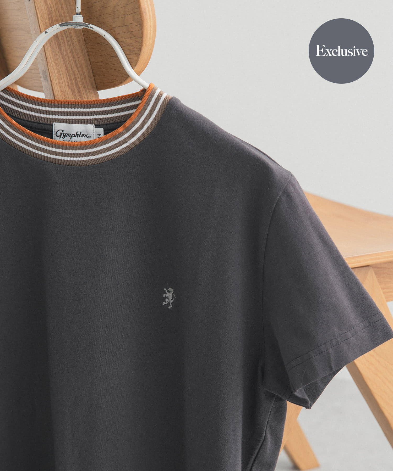 『別注』GYMPHLEX×DOORS　KNIT LINE T-SHIRTS