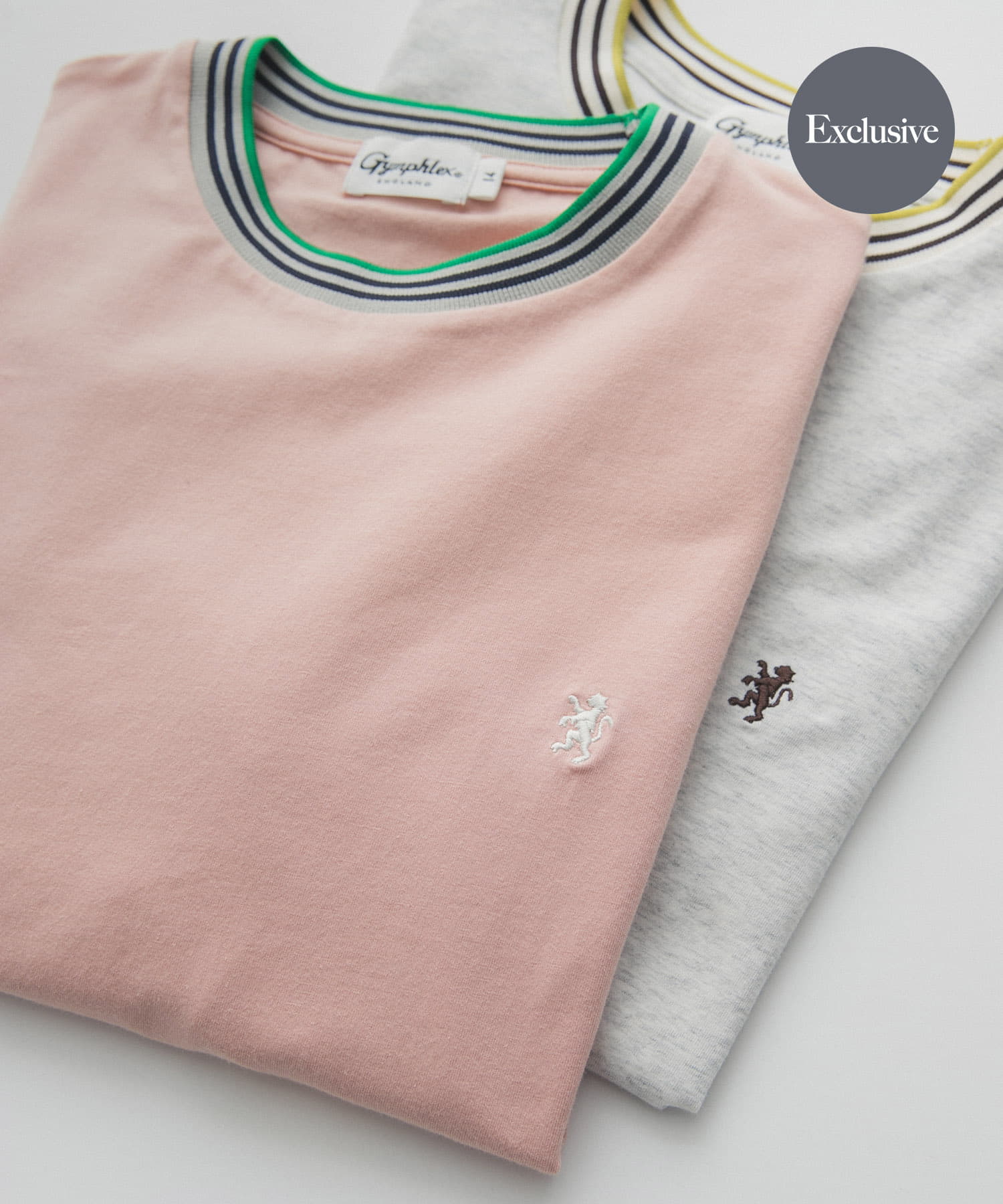 『別注』GYMPHLEX×DOORS　KNIT LINE T-SHIRTS