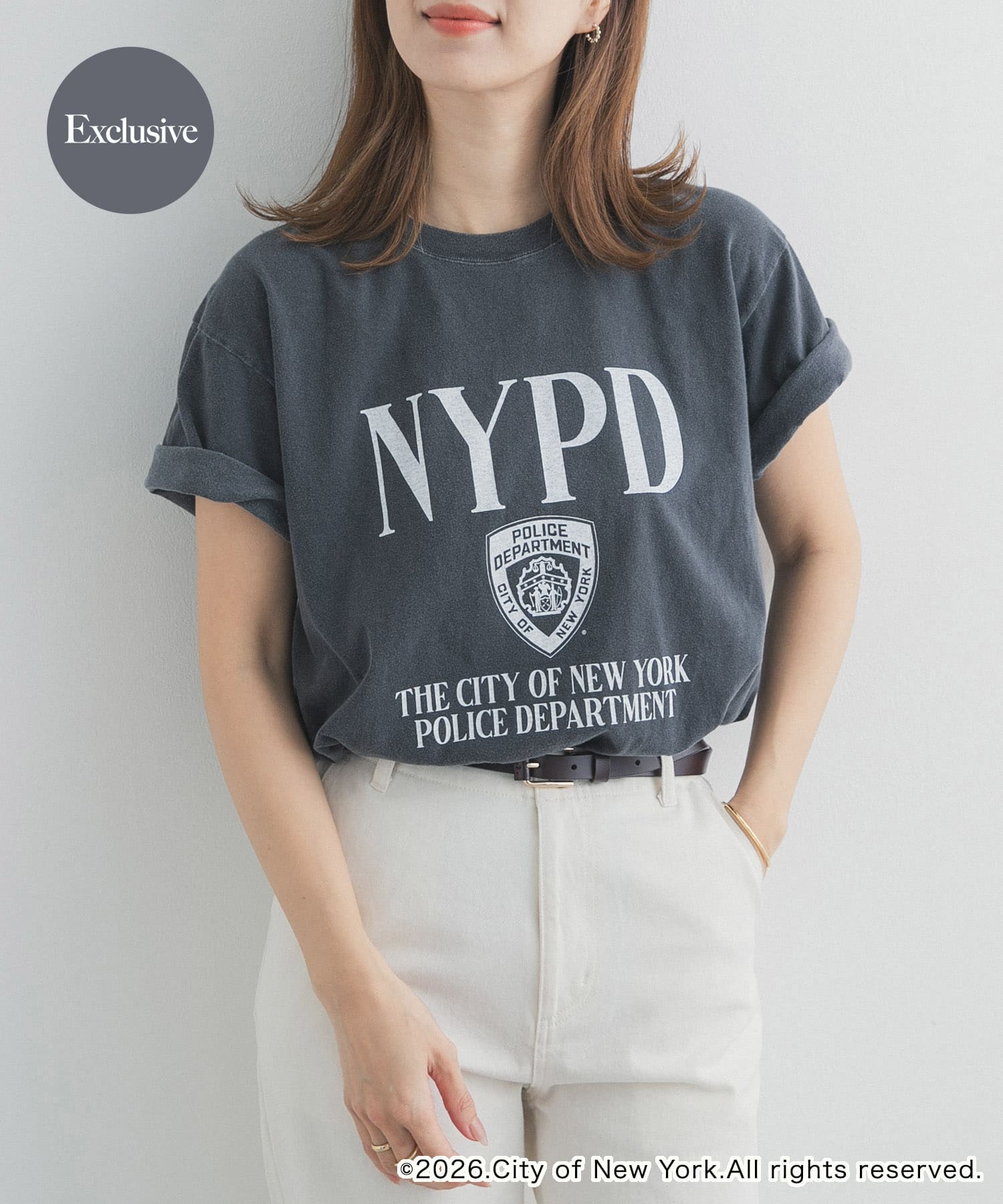 『別注』GOOD ROCK SPEED×DOOS　NYC NYPD T-SHIRTS