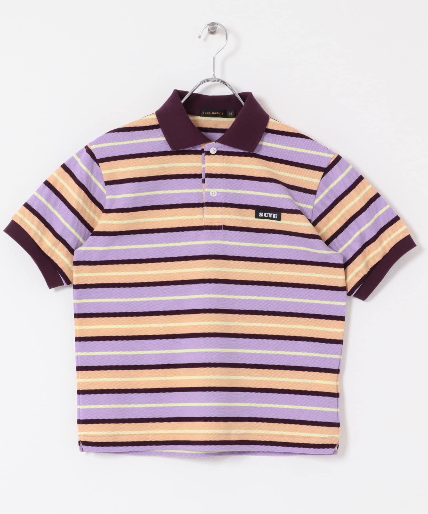 Scye　STRIPEDCOTTONSHIRTS