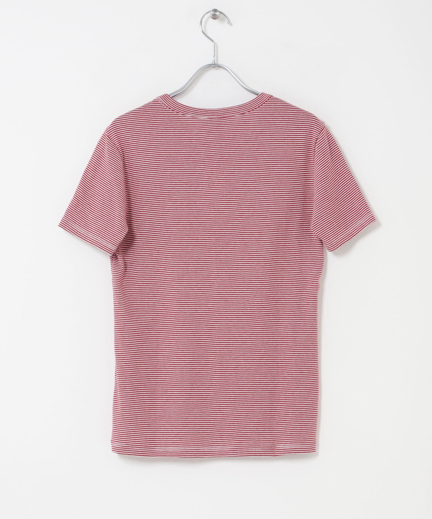 『別注』PETIT BATEAU×DOORS　EMBROIDERYT-SHIRTS ST2 AMARANTE XS