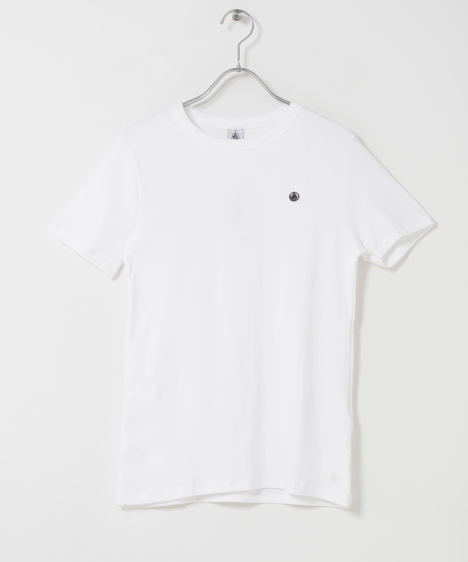 『別注』PETIT BATEAU×DOORS　EMBROIDERYT-SHIRTS ECUME XS
