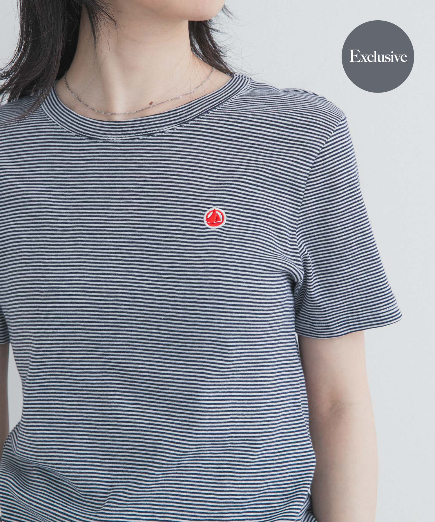 『別注』PETIT BATEAU×DOORS　EMBROIDERYT-SHIRTS ST