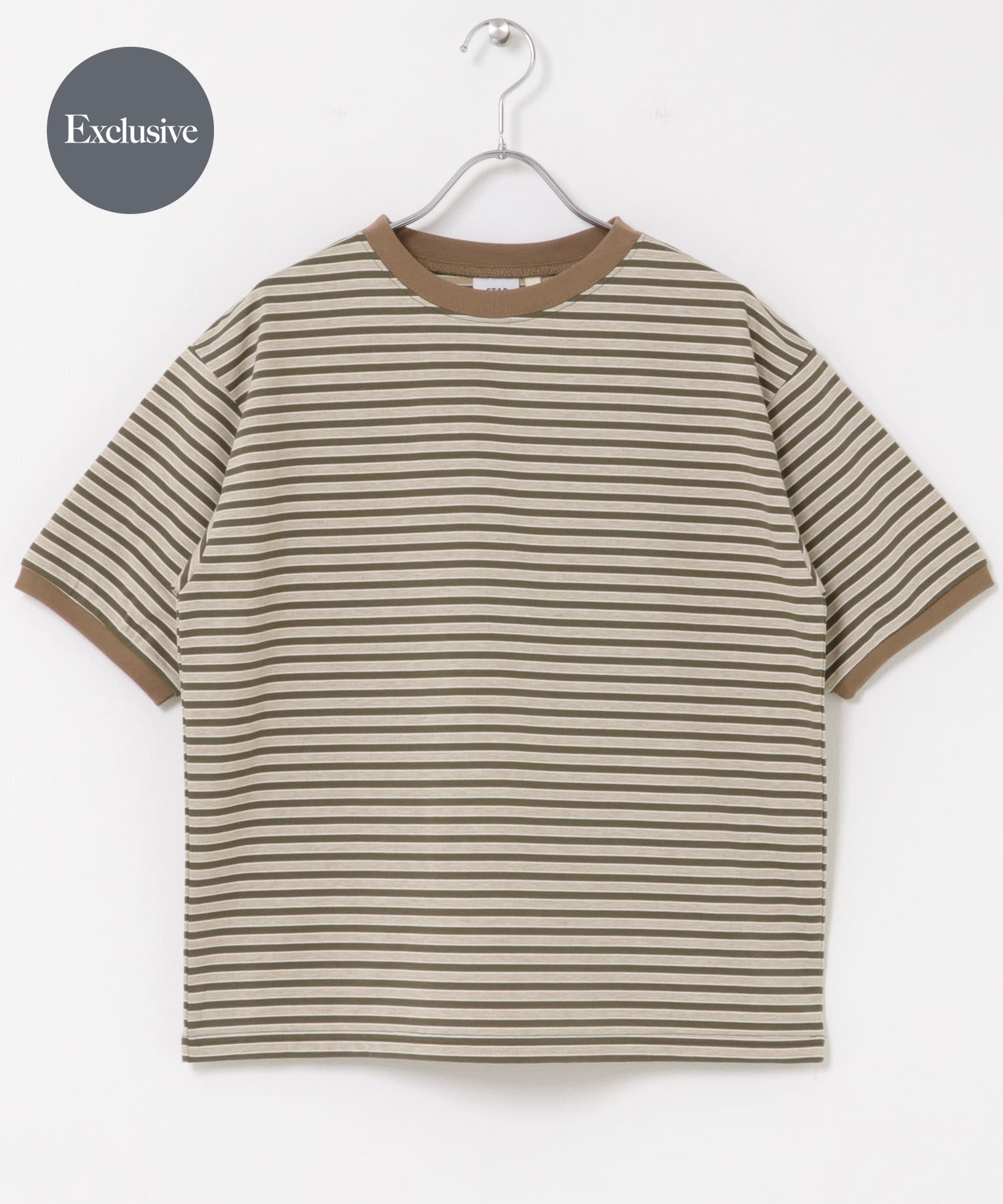 『別注』STAR&STRIPE×DOORS　MULTI RINGER T-SHIRTS2 KKI/BEG One