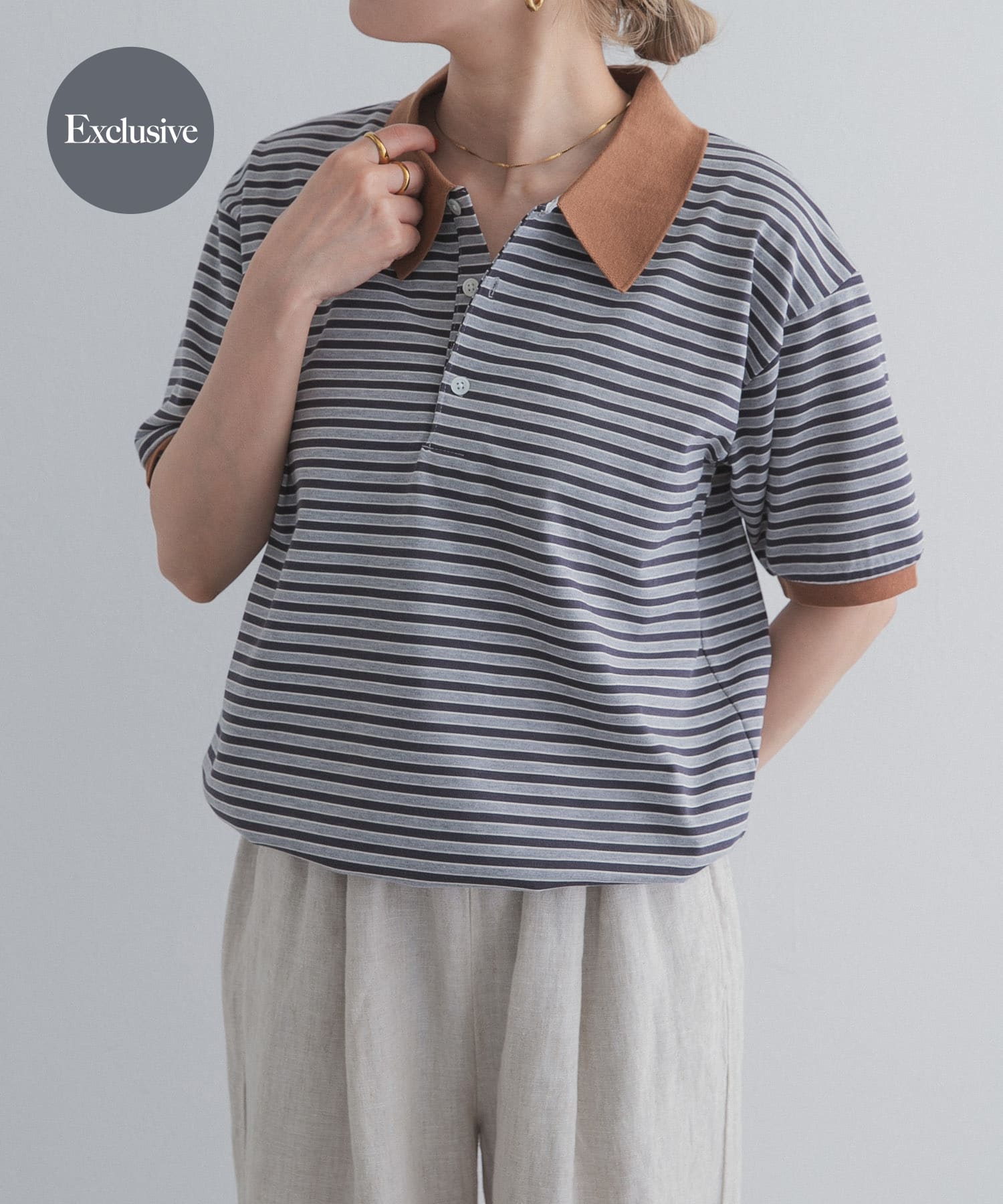 『別注』STAR&STRIPE×DOORS　MULTI POLO