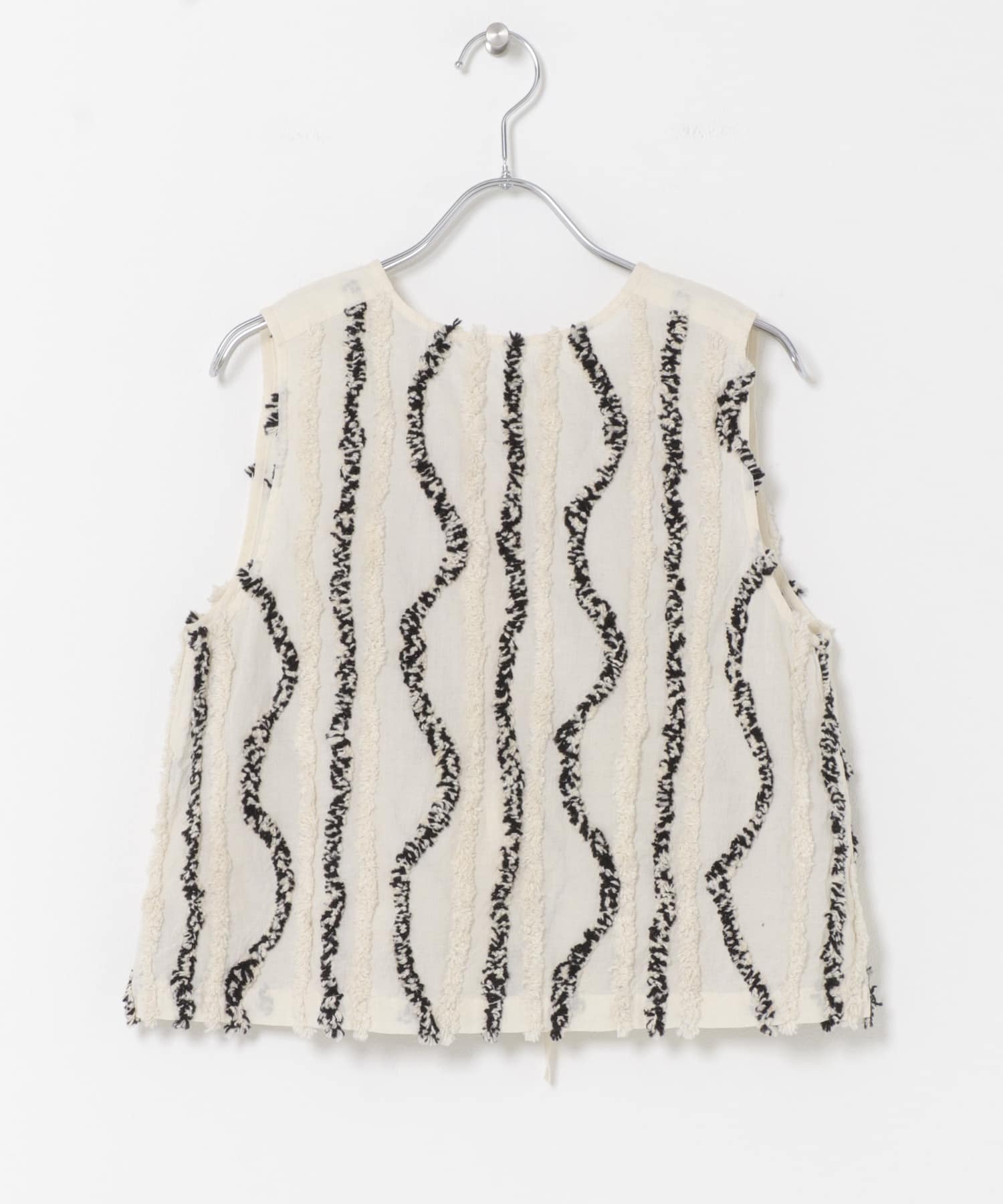 ARCHI　FUZZ JQ SLEEVE-LESS TOP