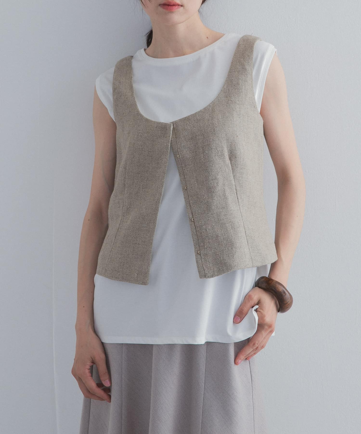 ARCHI　HEAVY LINEN CORSET