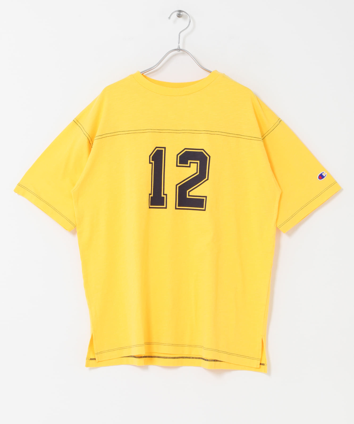Champion　FOOTBALL T-SHIRTS YELLOW M