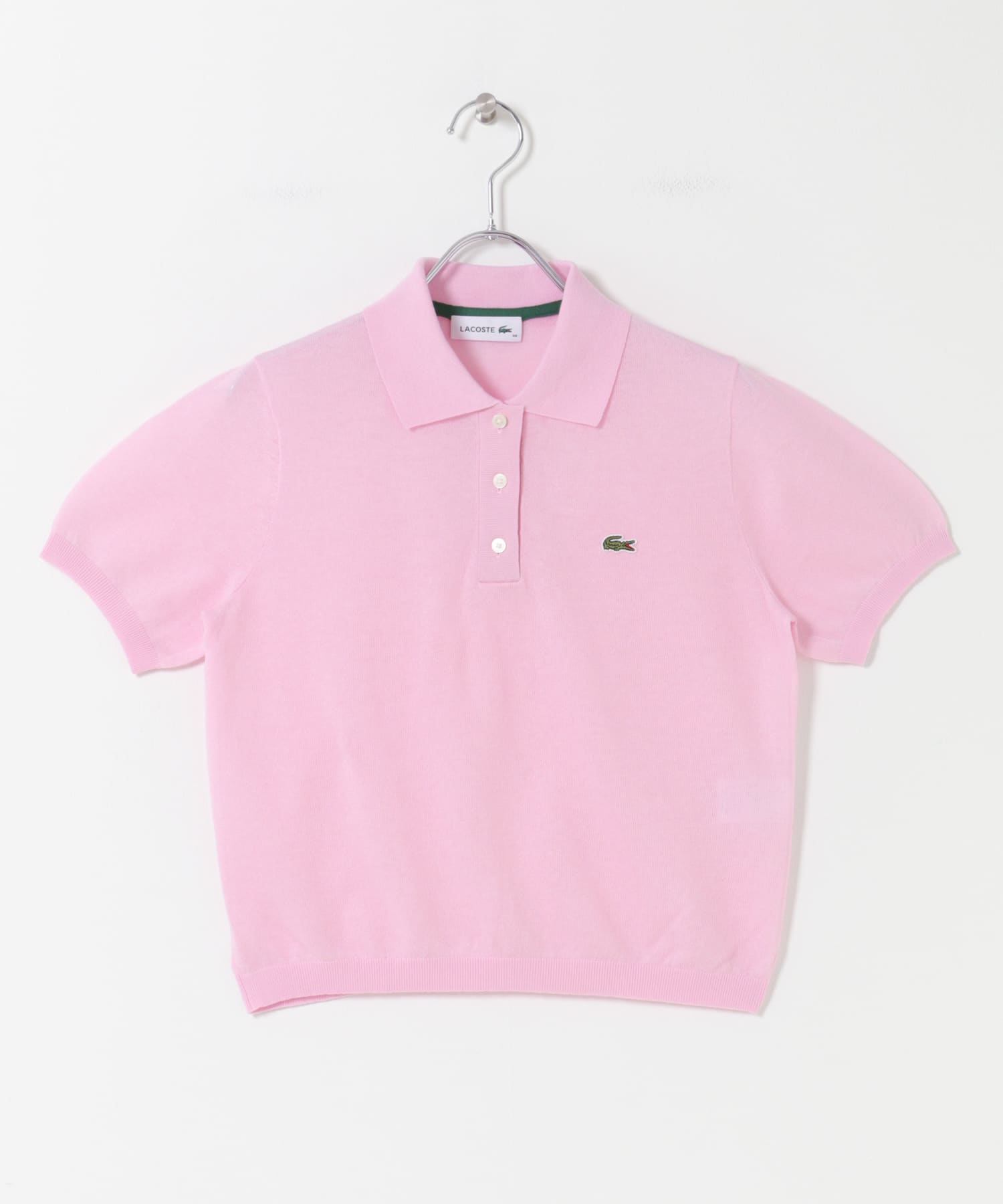 LACOSTE　ラメニットポロシャツ