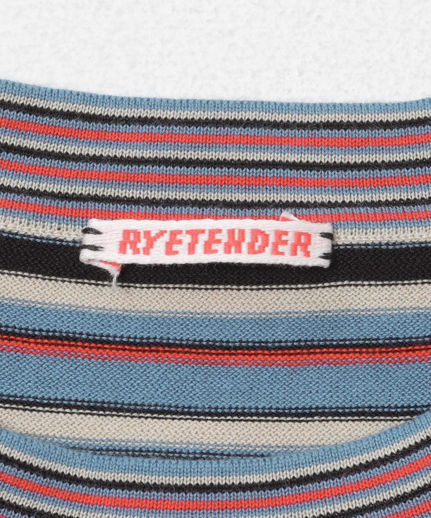 RYE TENDER　CENTRE T-SHIRTS SLATE 0
