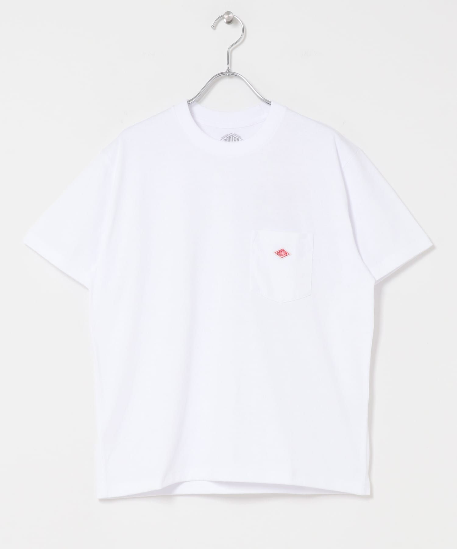 DANTON　POCKET T-SHIRTS WHITE S