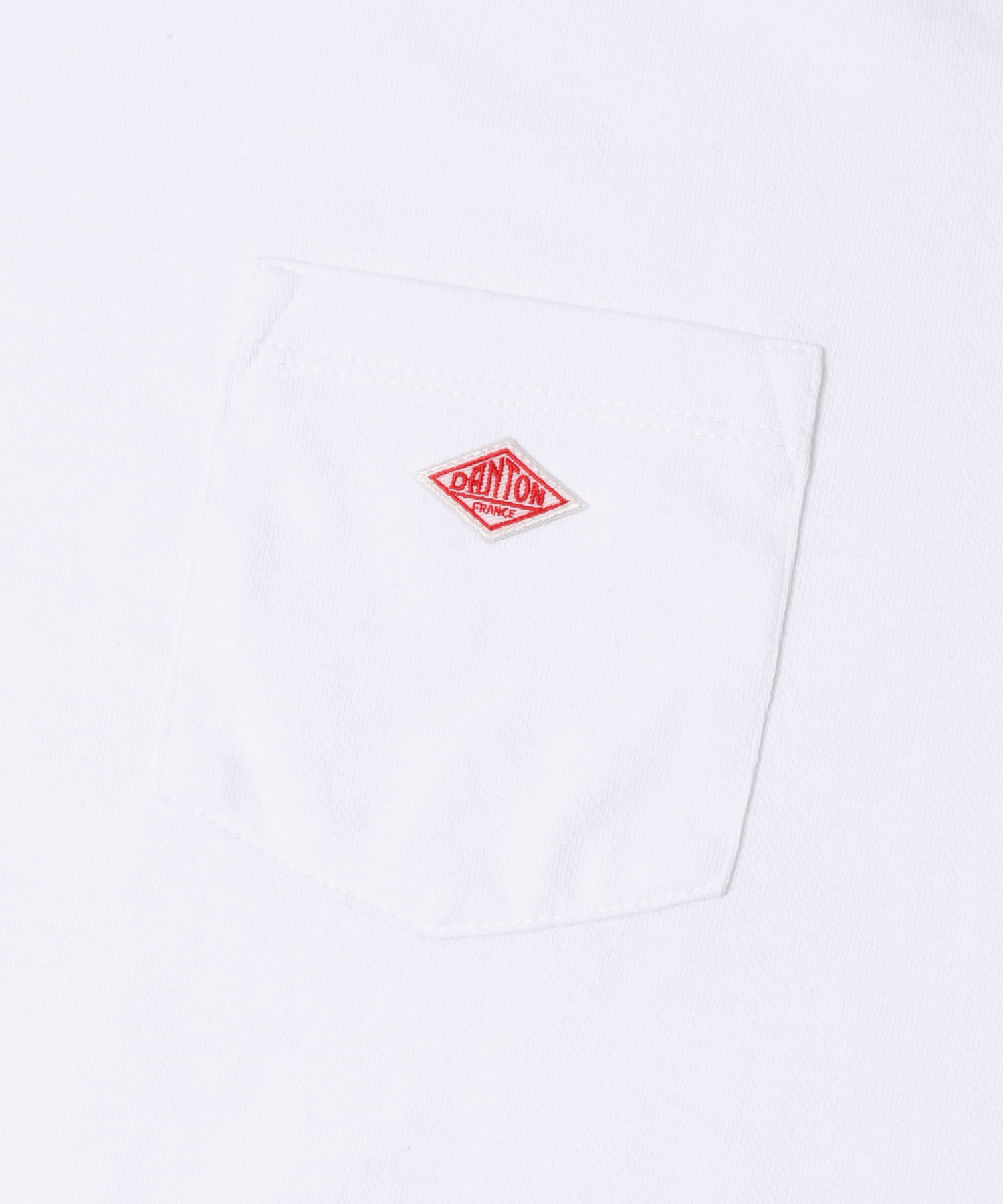 DANTON　POCKET T-SHIRTS WHITE S