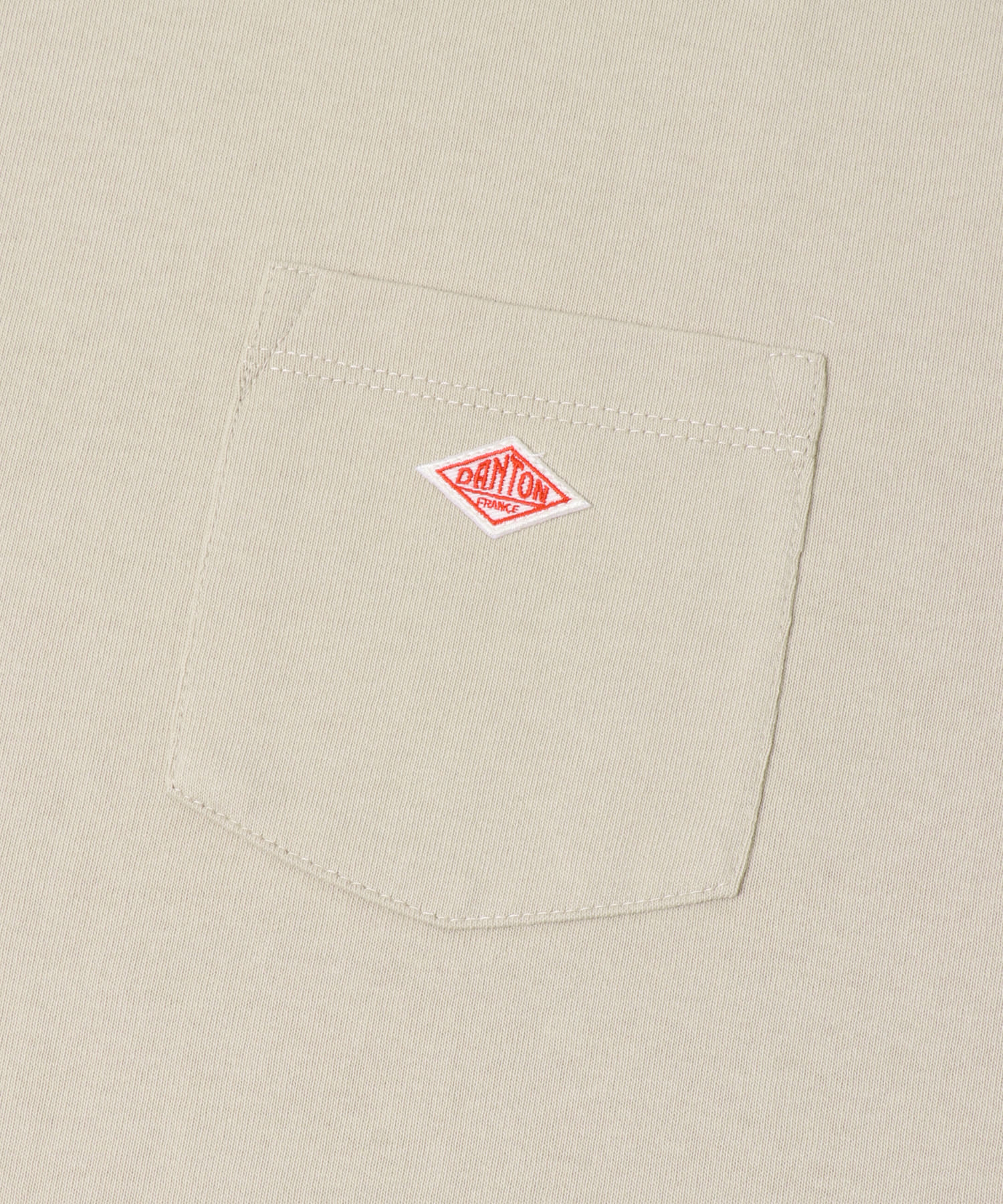 DANTON　POCKET T-SHIRTS GREIGE S