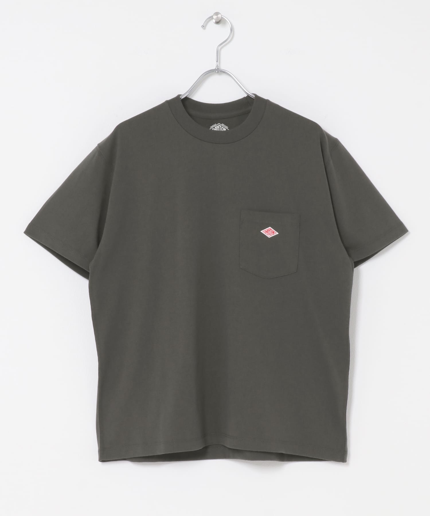 DANTON　POCKET T-SHIRTS COALGREY S