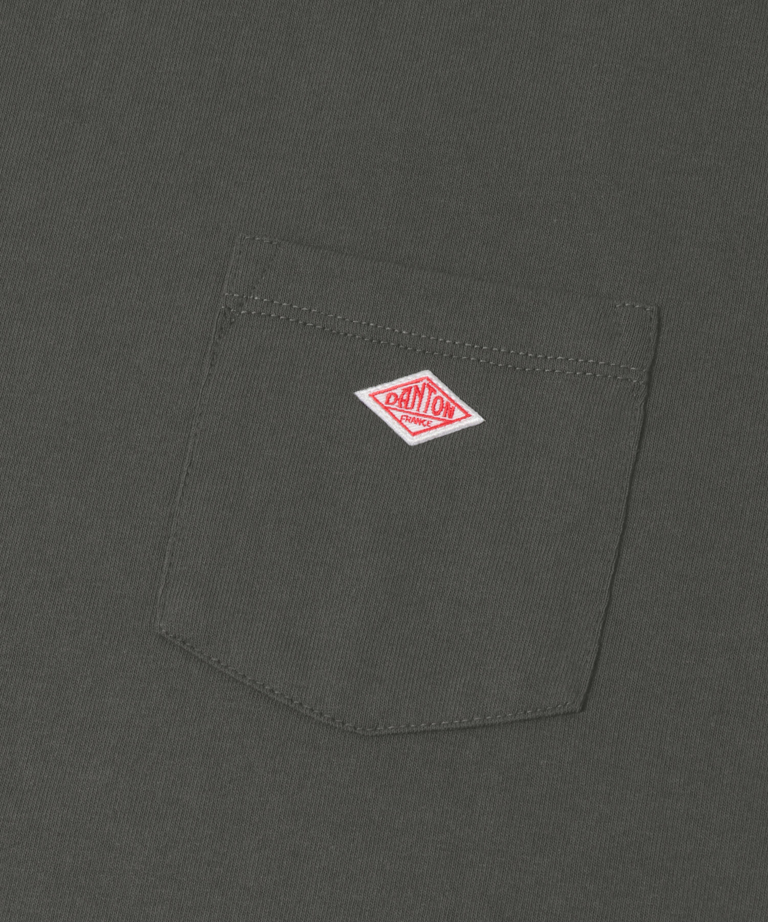 DANTON　POCKET T-SHIRTS COALGREY S