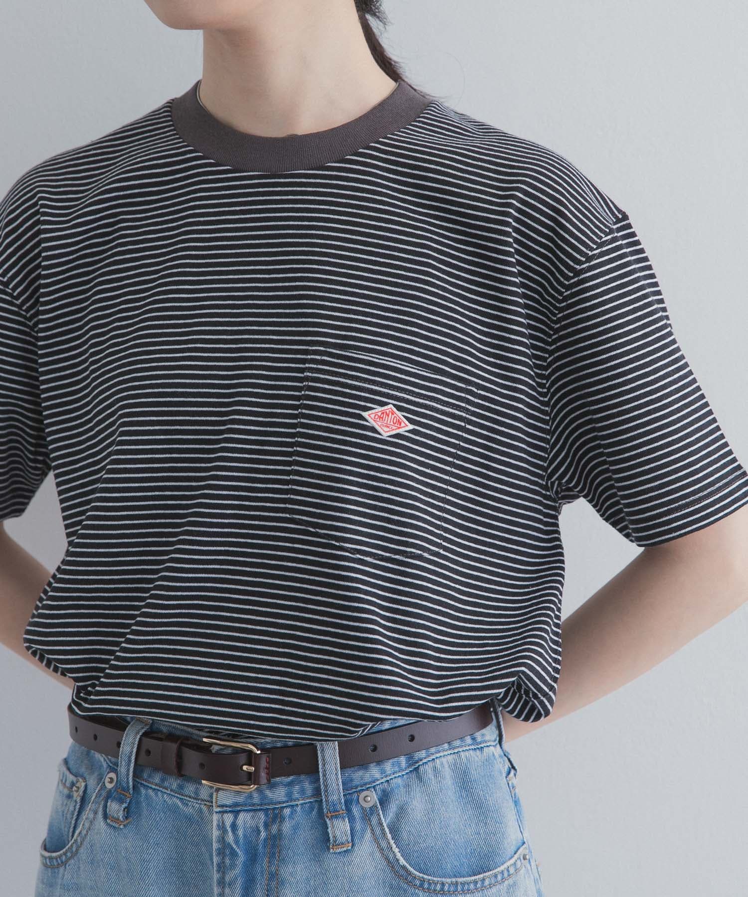 DANTON TCBPOKET T-SHIRTS(S BLK×WH): トップス｜URBAN RESEARCH公式