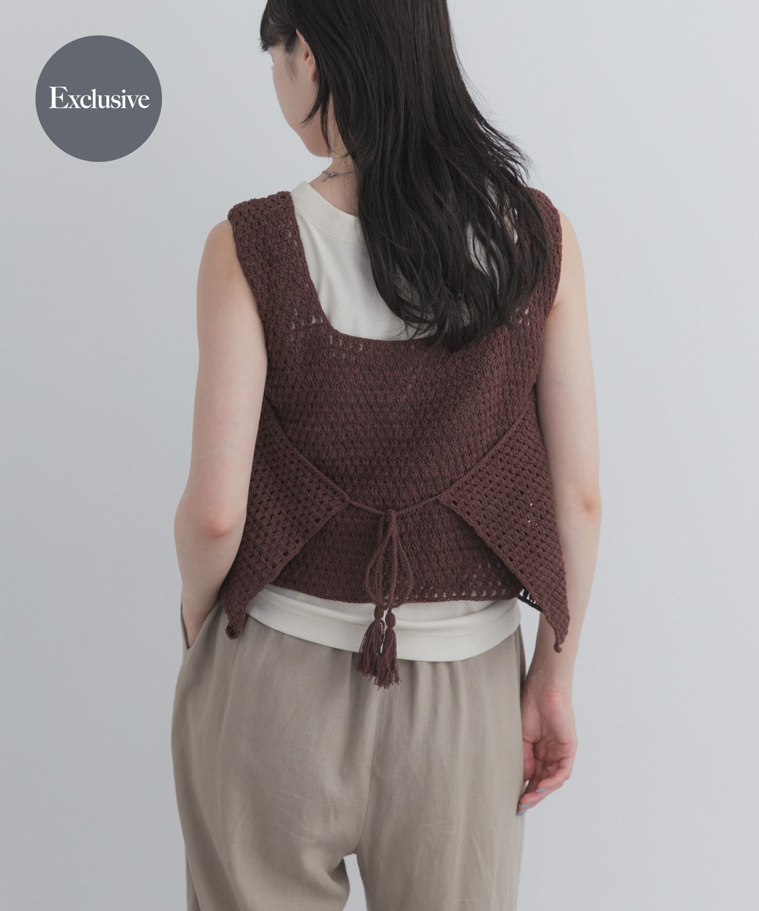 『別注』AFLOAH×DOORS　KNIT TUNK TOP