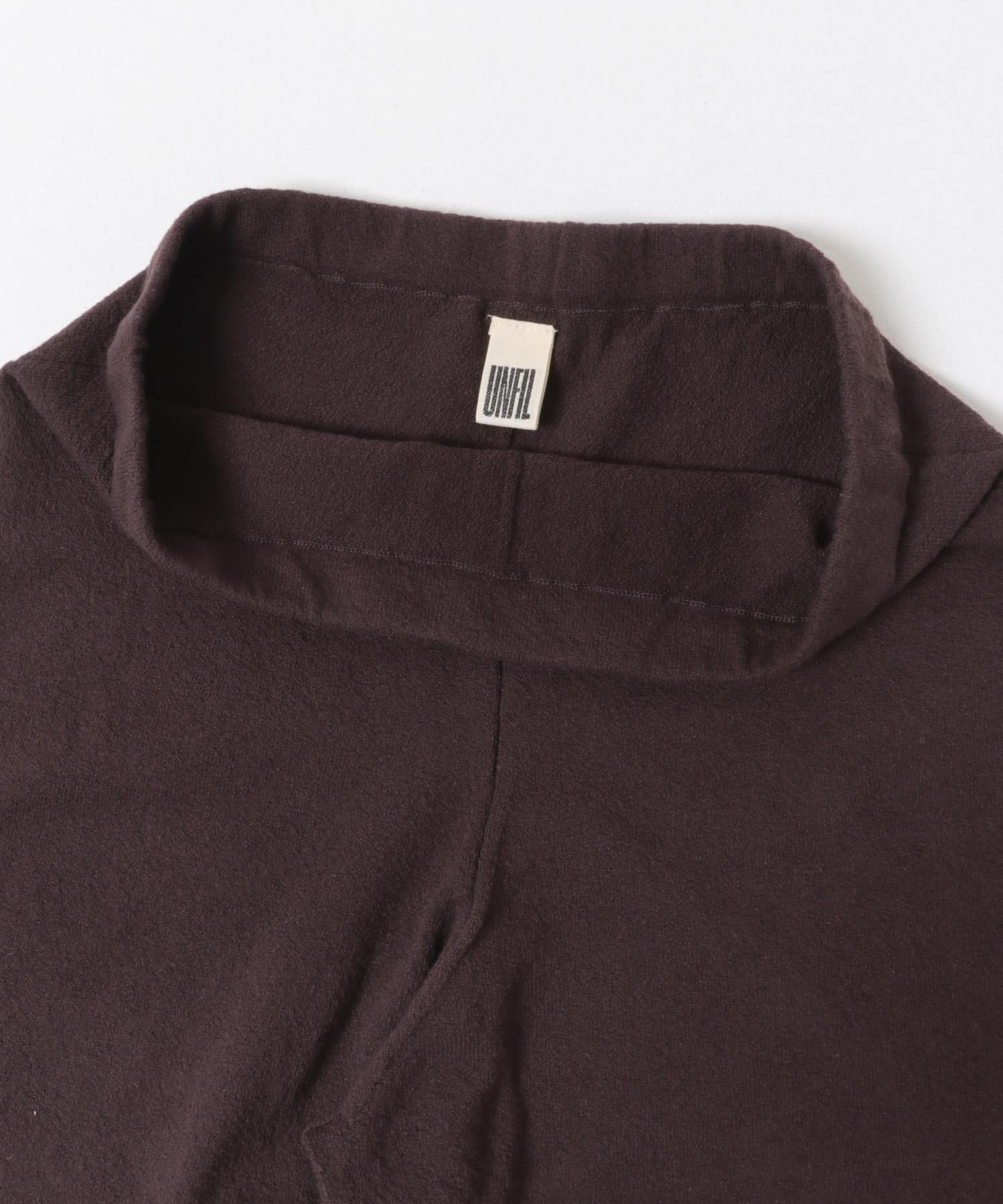 unfil　ORGANICCOTTONHALFLEGGINS brown 0