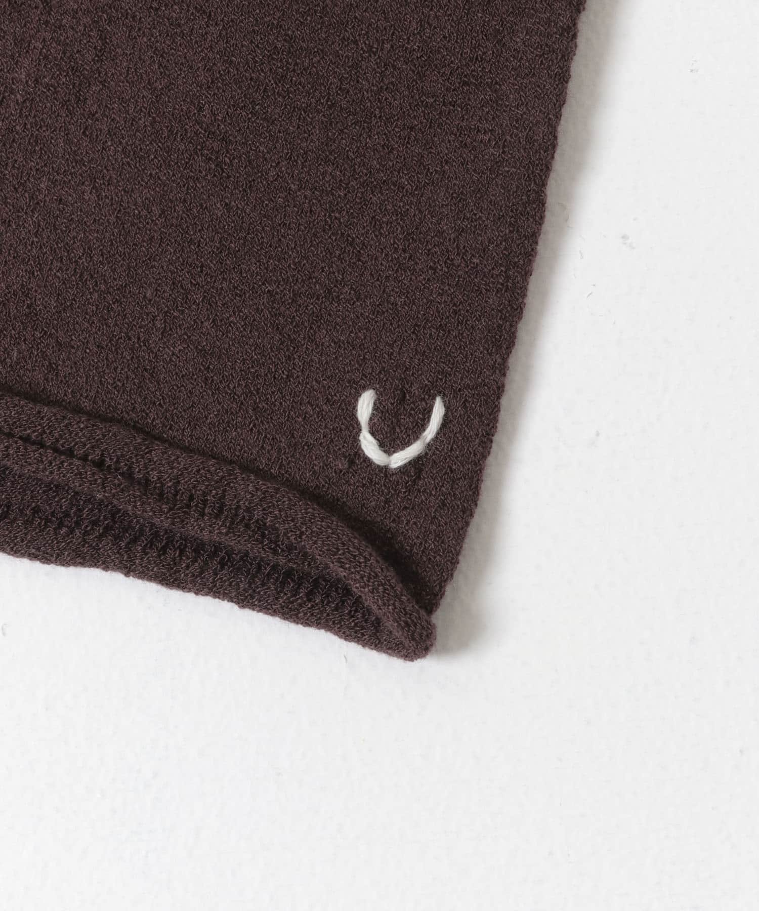 unfil　ORGANICCOTTONHALFLEGGINS brown 0