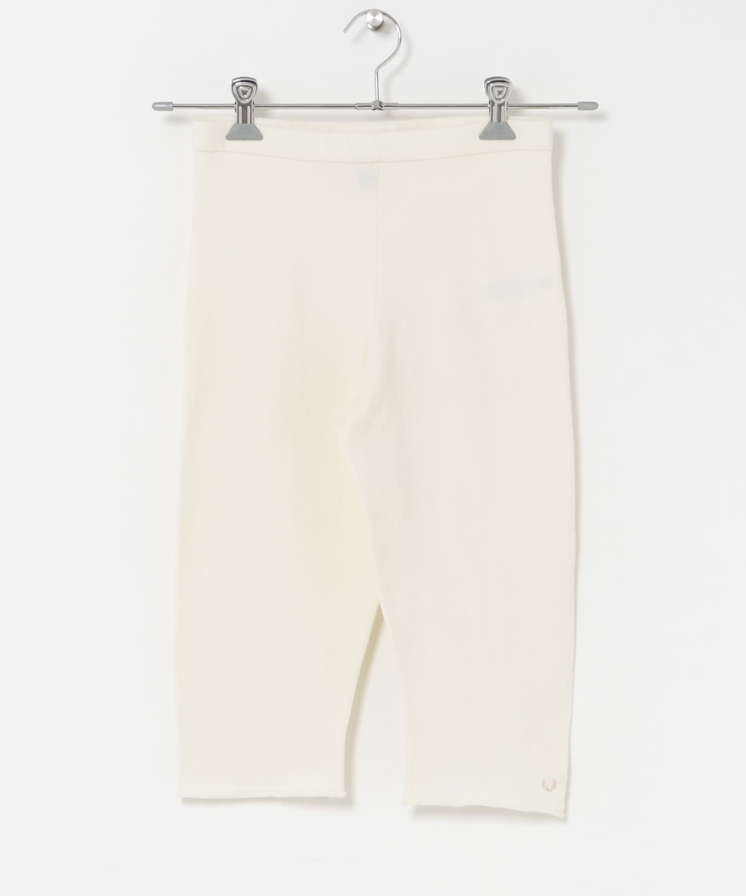 unfil　ORGANICCOTTONHALFLEGGINS offwhite 0