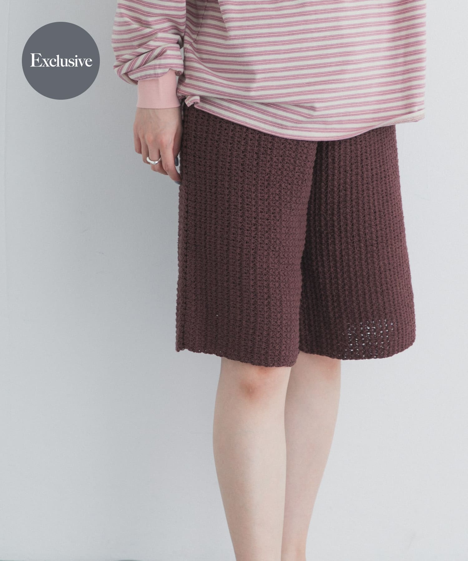 『別注』AFLOAH×DOORS　KNIT SHORT PANTS