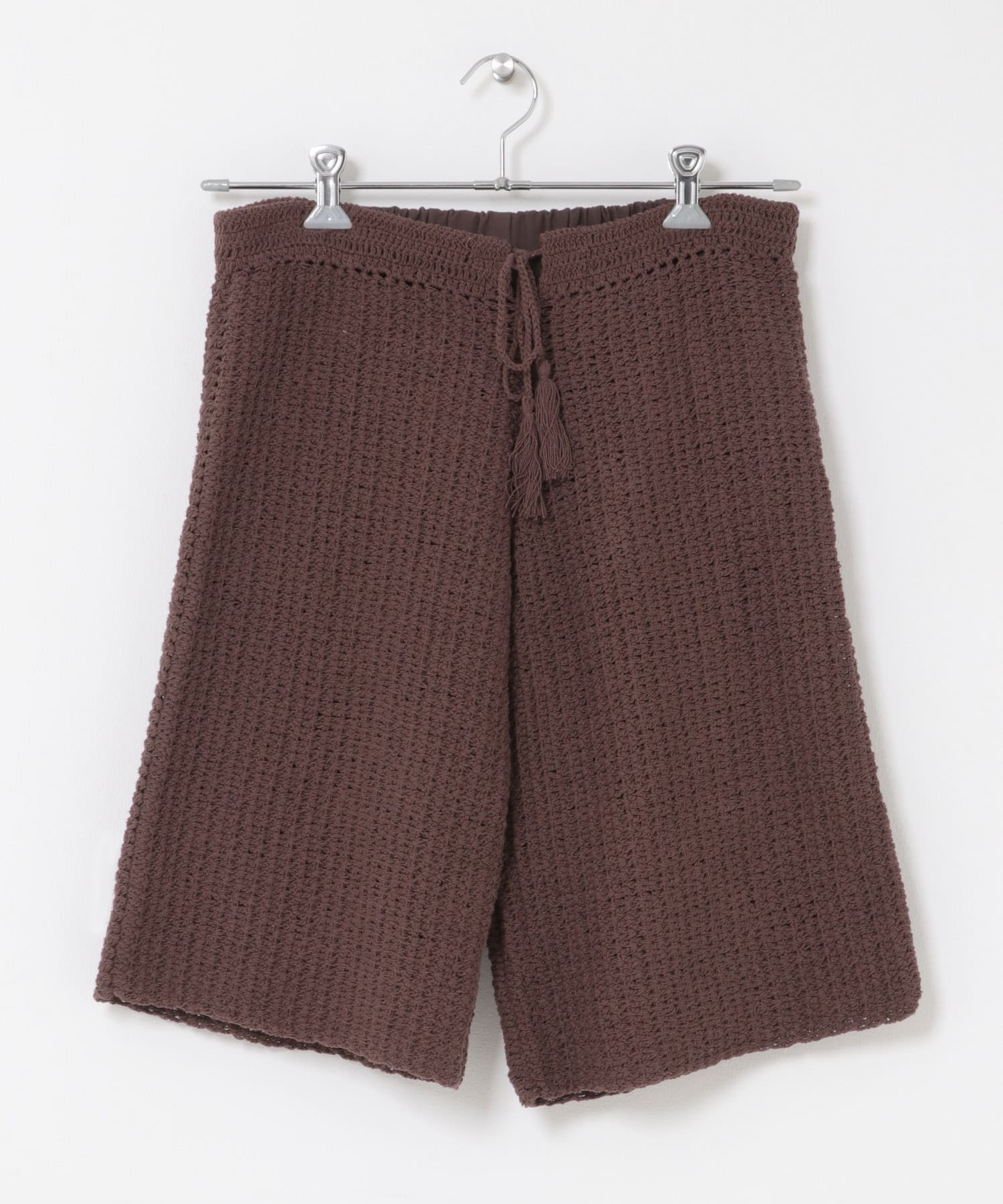『別注』AFLOAH×DOORS　KNIT SHORT PANTS BROWN One