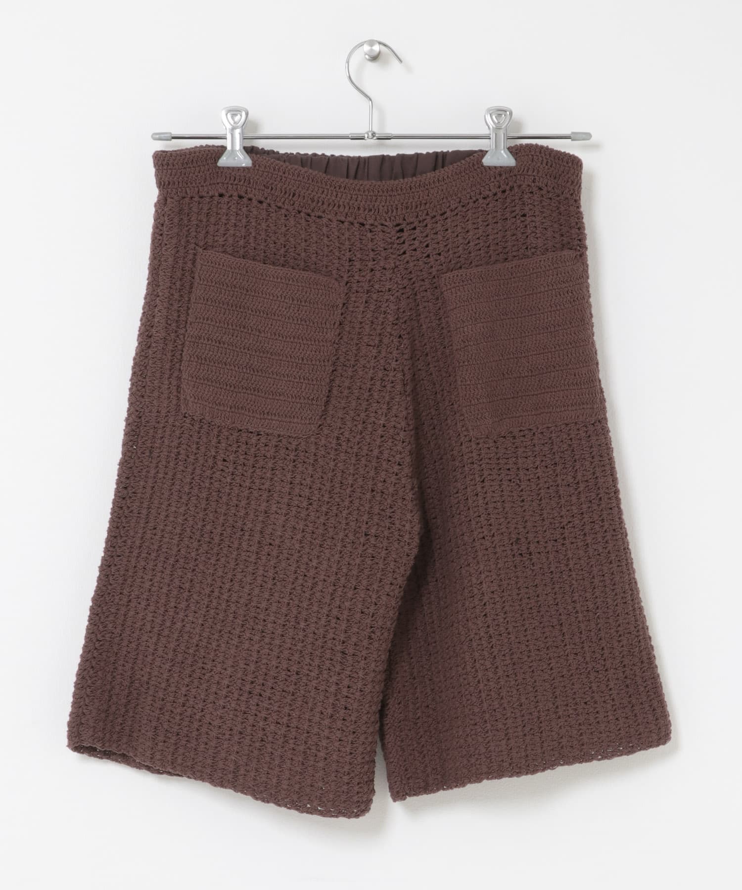 『別注』AFLOAH×DOORS　KNIT SHORT PANTS BROWN One