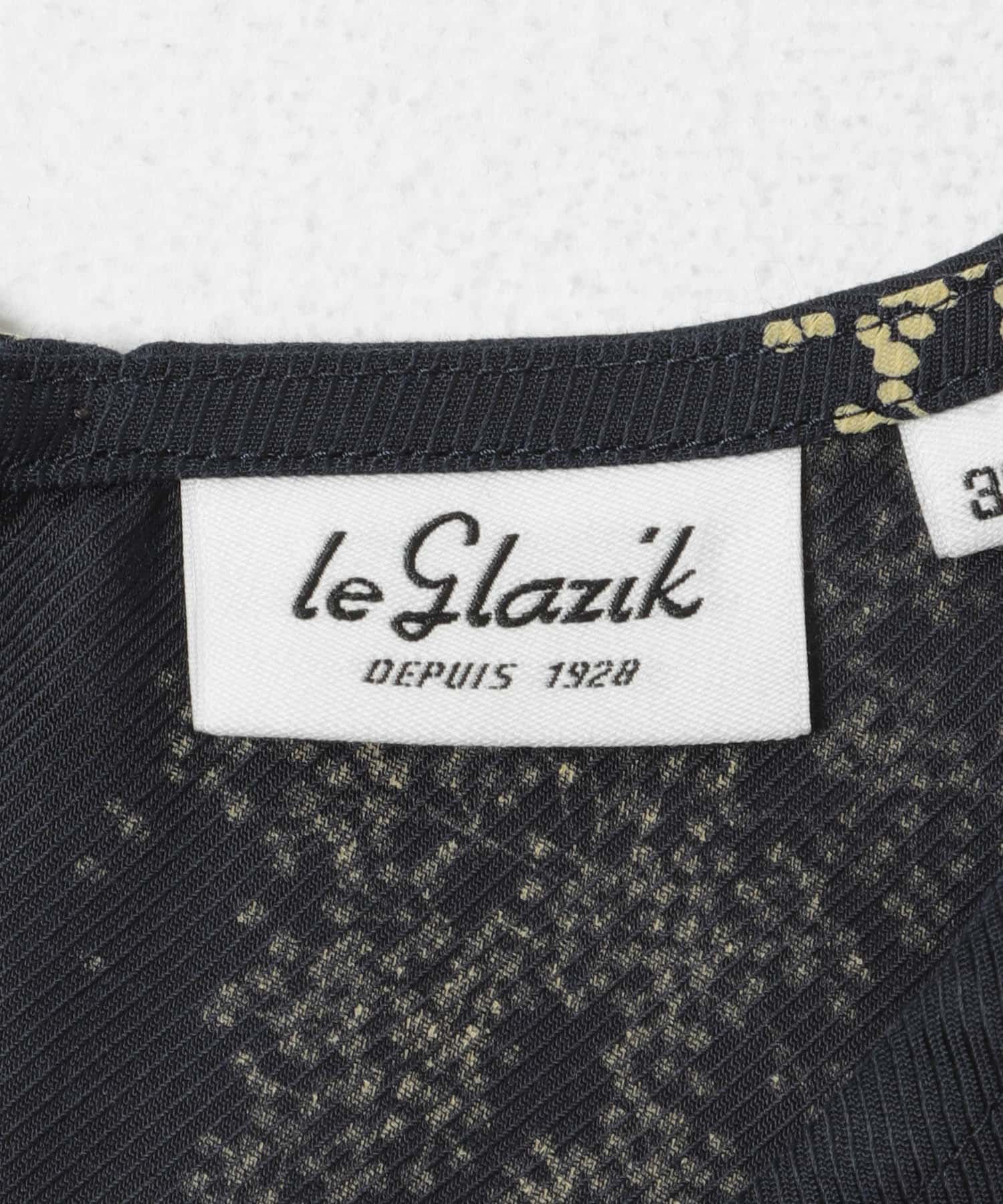 Le GLAZIK　SLEEVELESS DRESS NAVY 36